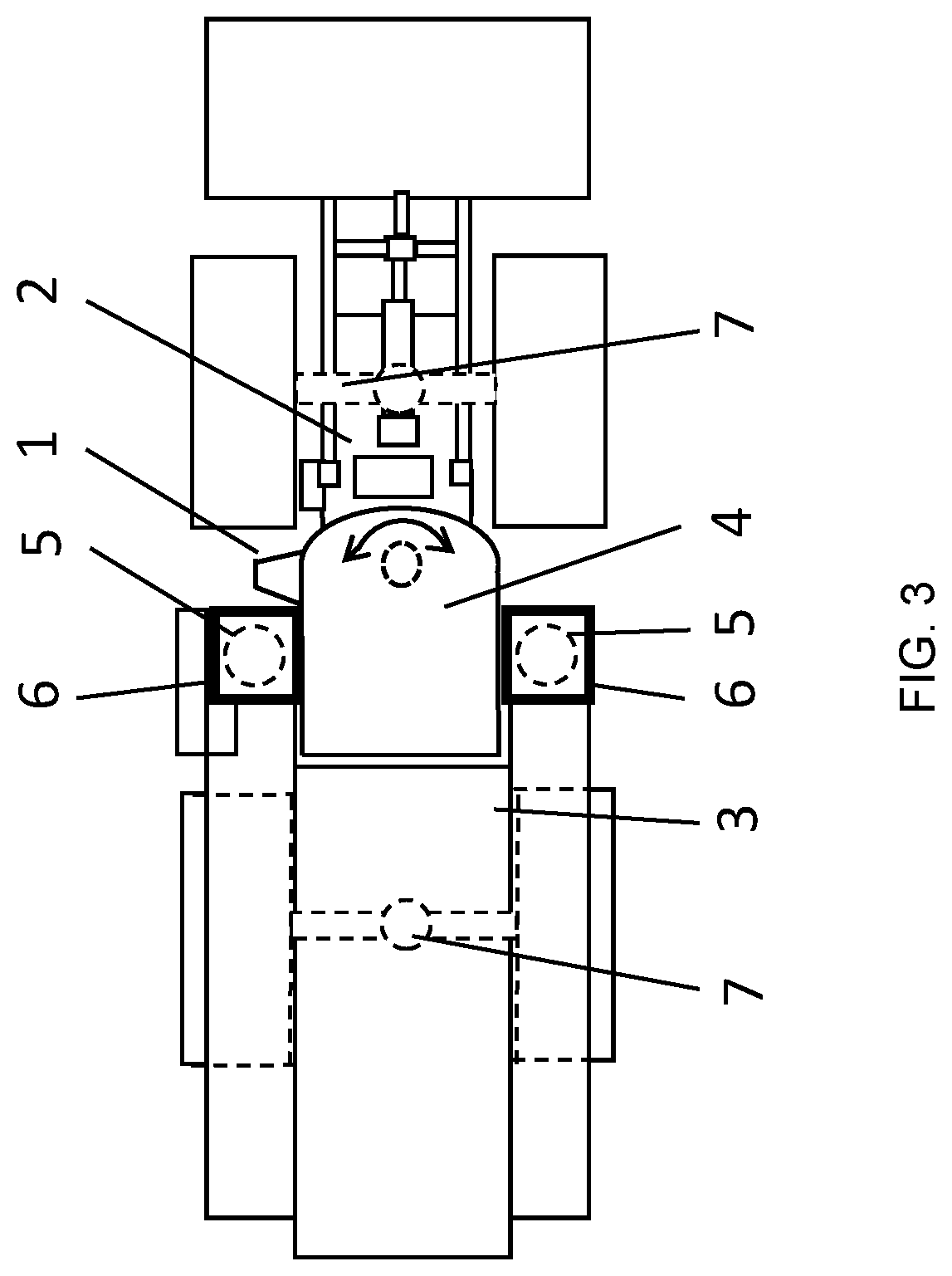 Patent US12496899 Figure 3 – Work machine