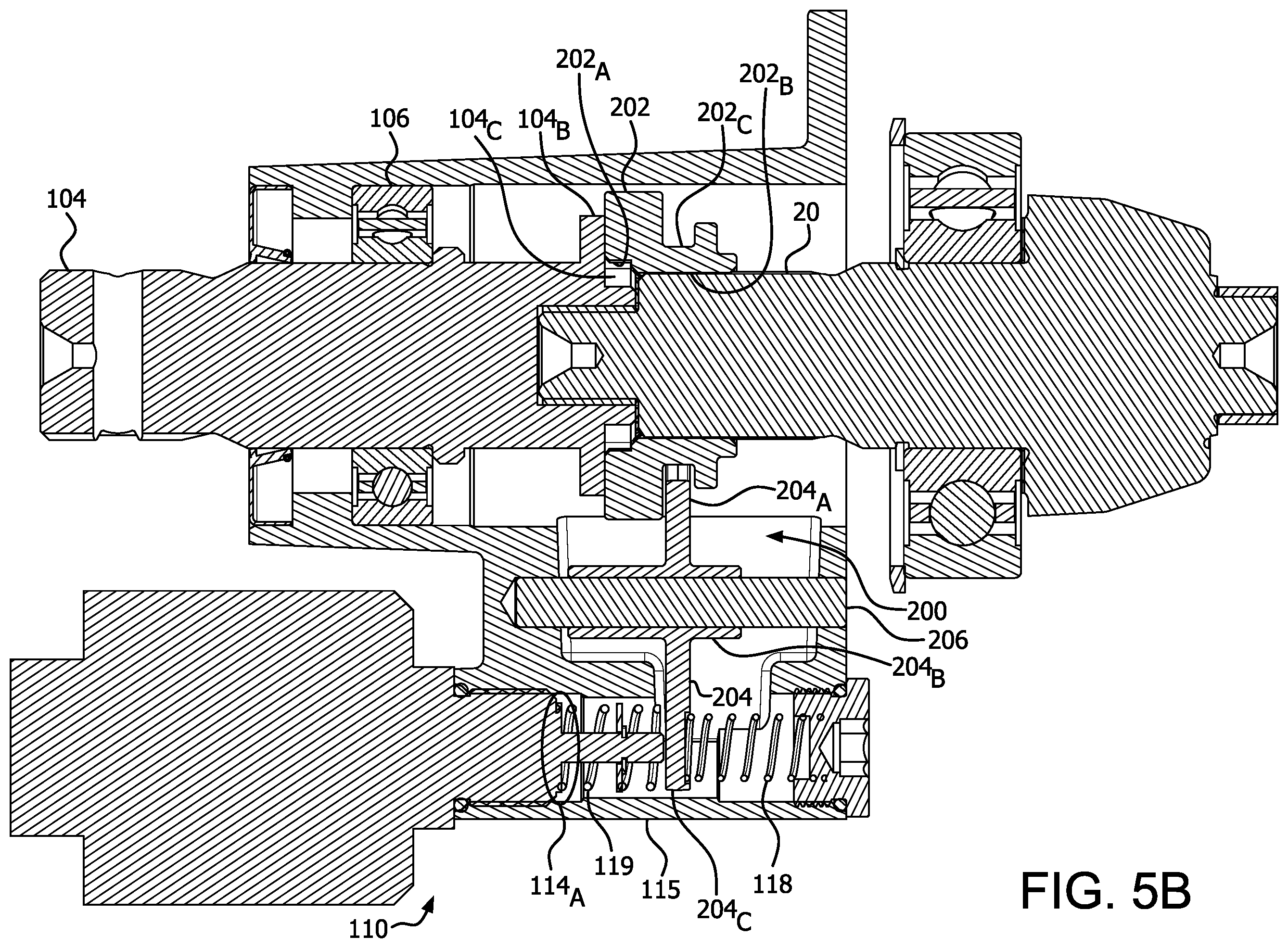 Patent US12496902 Figure 6 – Positive drive differential with pinion disconnect