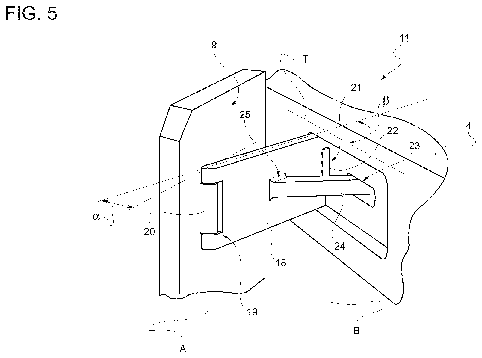 Patent US12496903 Figure 5 – Content display device for road vehicle and relative road vehicle