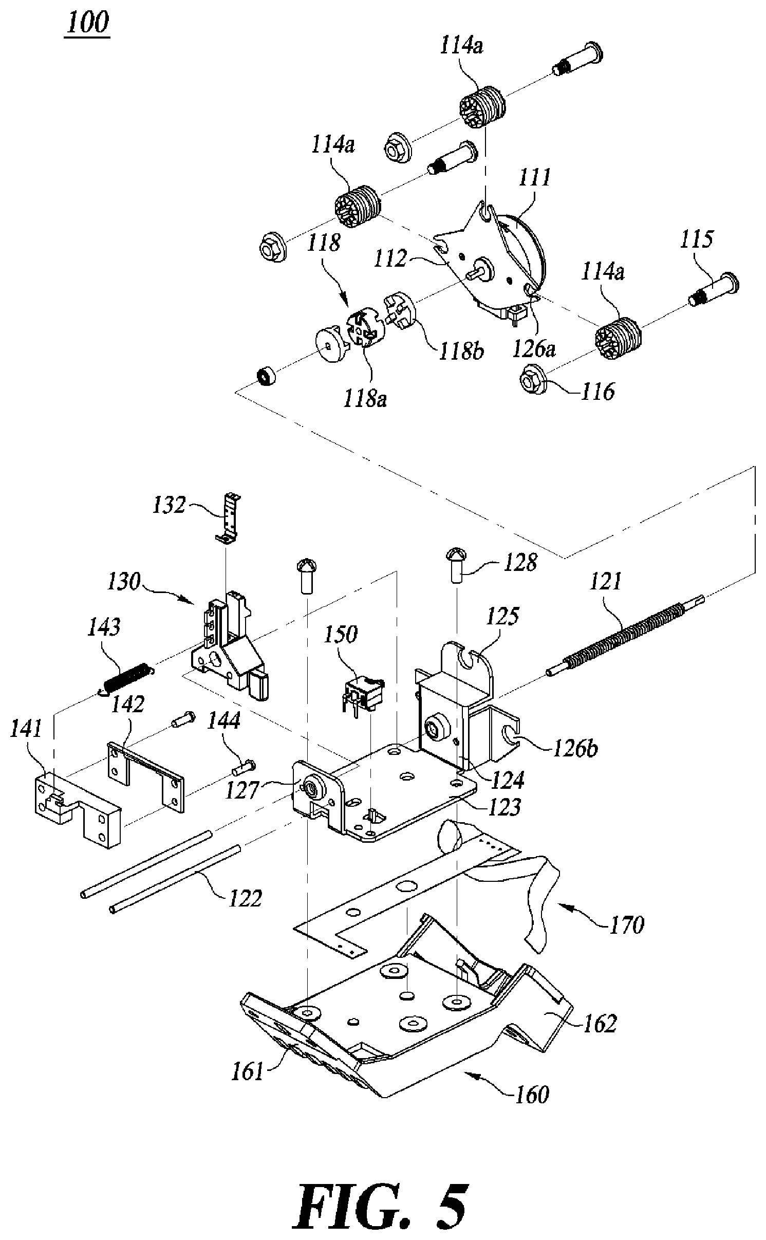 Patent US12496906 Figure 5 – Vibration damping device for a head up display driving module