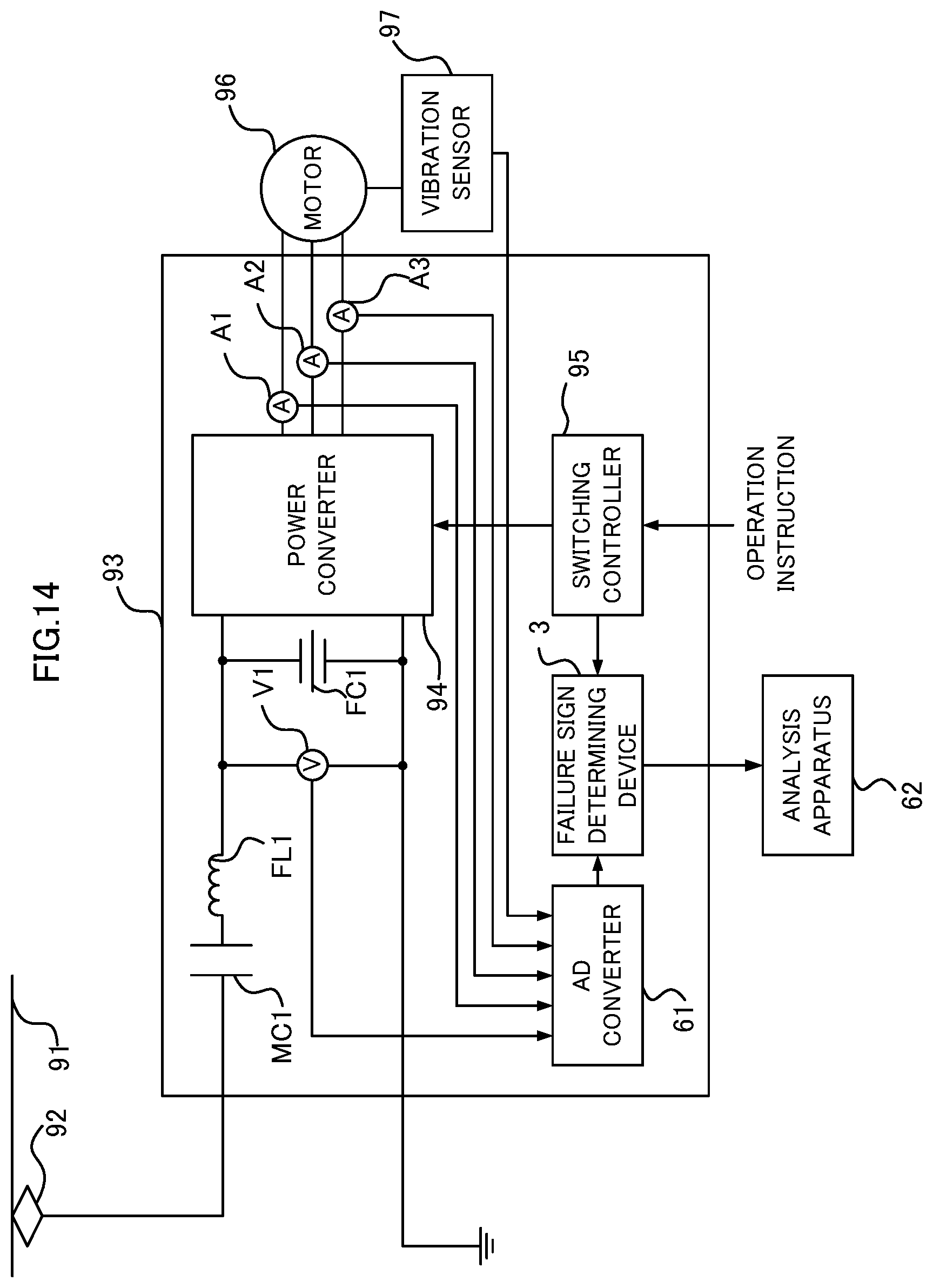 Patent US12496907 Figure 11 – Failure sign determination device, onboard device, and failure sign determination method