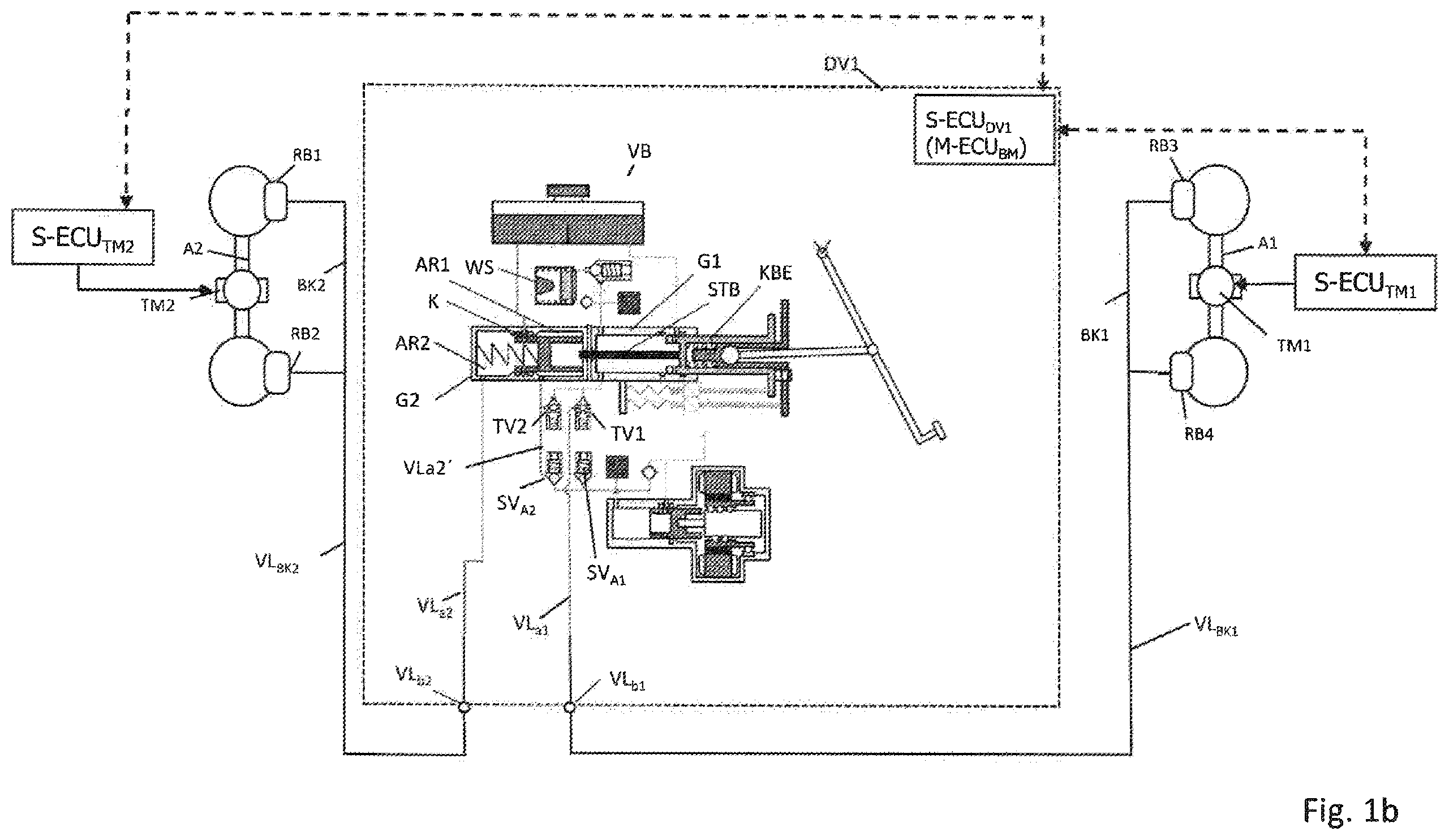 Patent US12496908 Figure 3 – Braking device, in particular for electrically driven motor vehicles