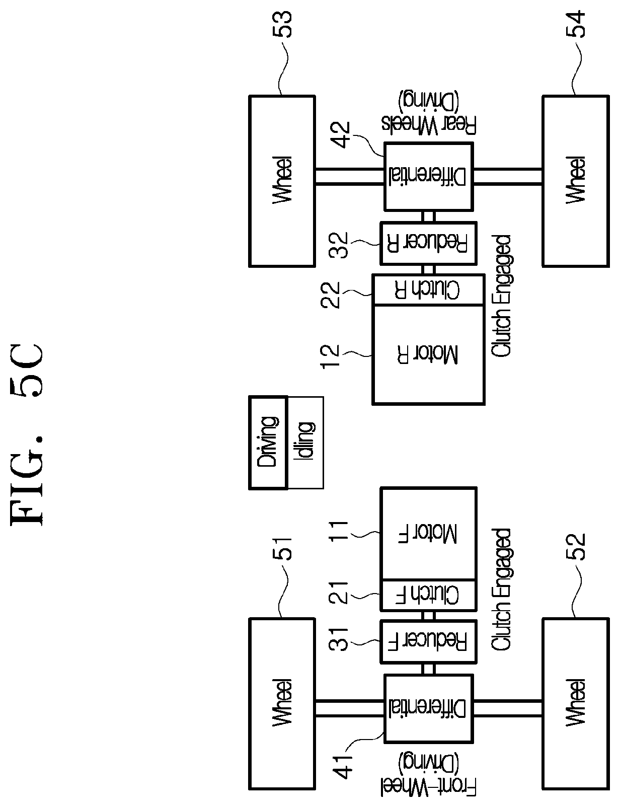 Patent US12496911 Figure 8 – Electric vehicle control device and method using difference in motor reduction ratio