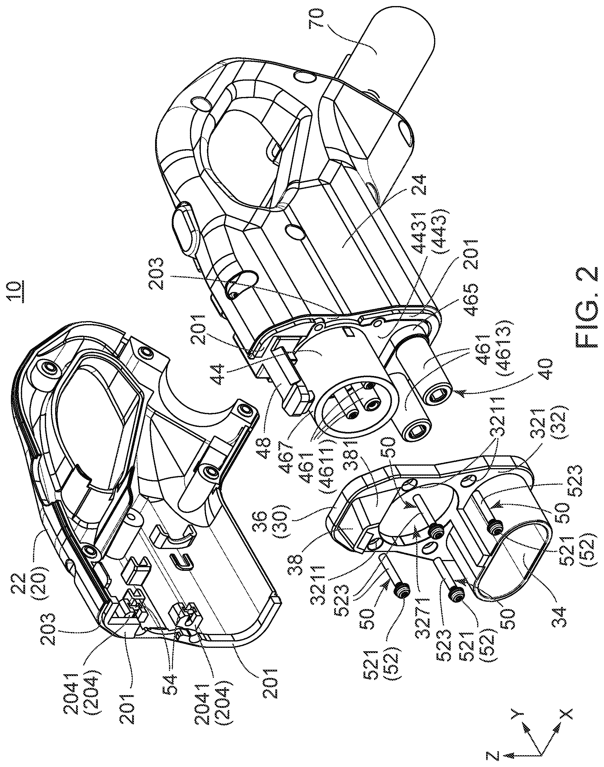 Patent US12496918 Figure 2 – Charging connector