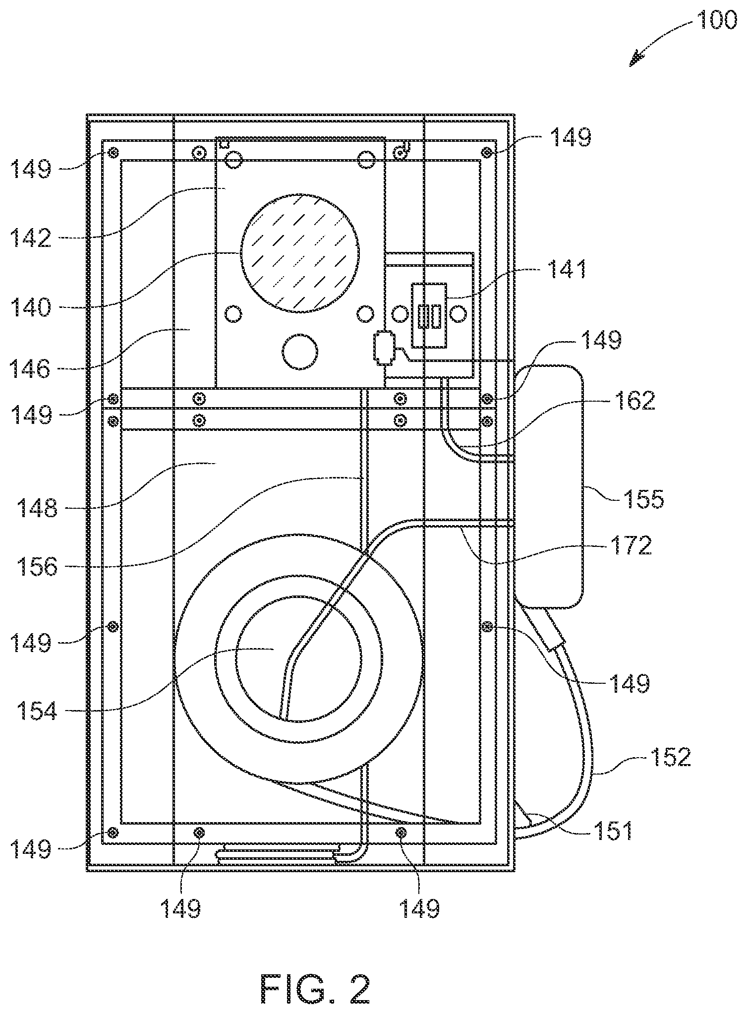 Patent US12496922 Figure 2 – Utility pole mounted charging station