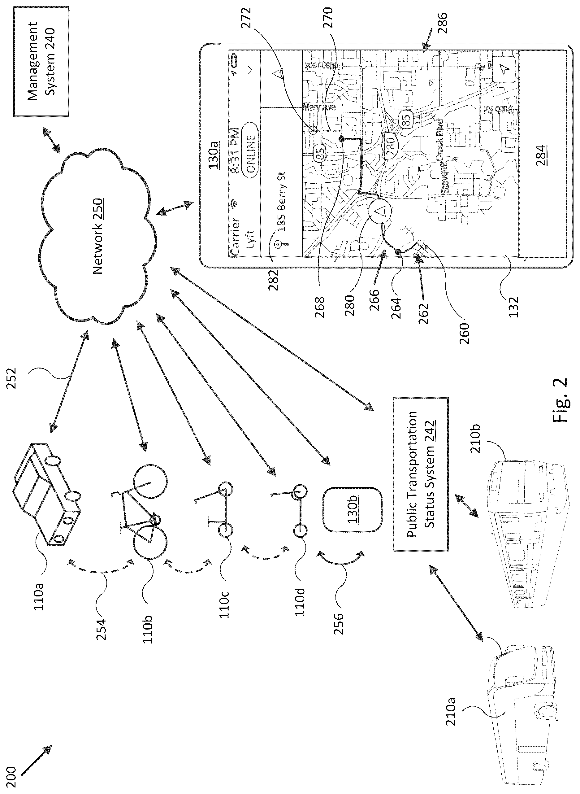 Patent US12496928 Figure 2 – Wheel movement trigger for battery wake-up systems and methods