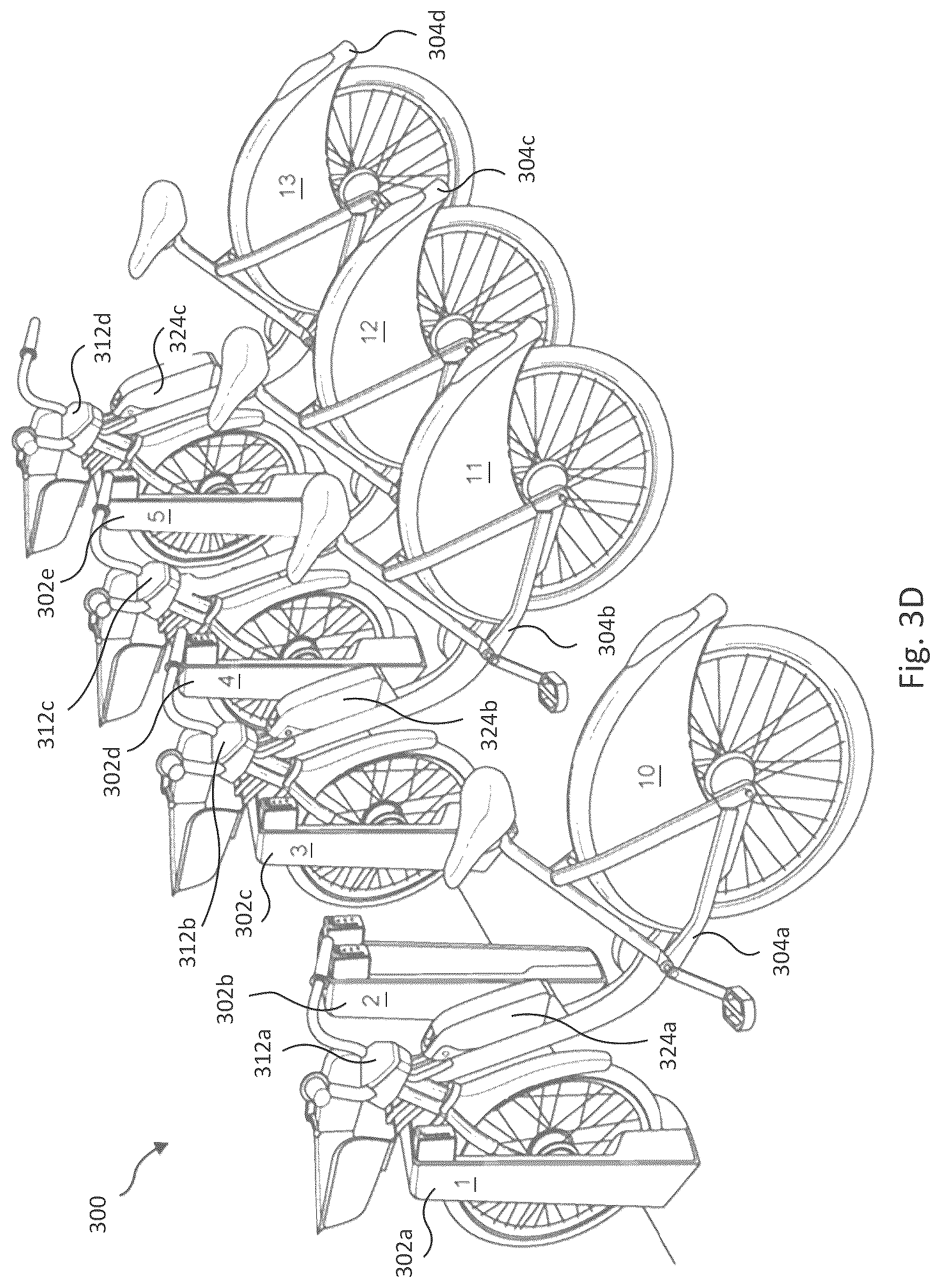 Patent US12496928 Figure 6 – Wheel movement trigger for battery wake-up systems and methods