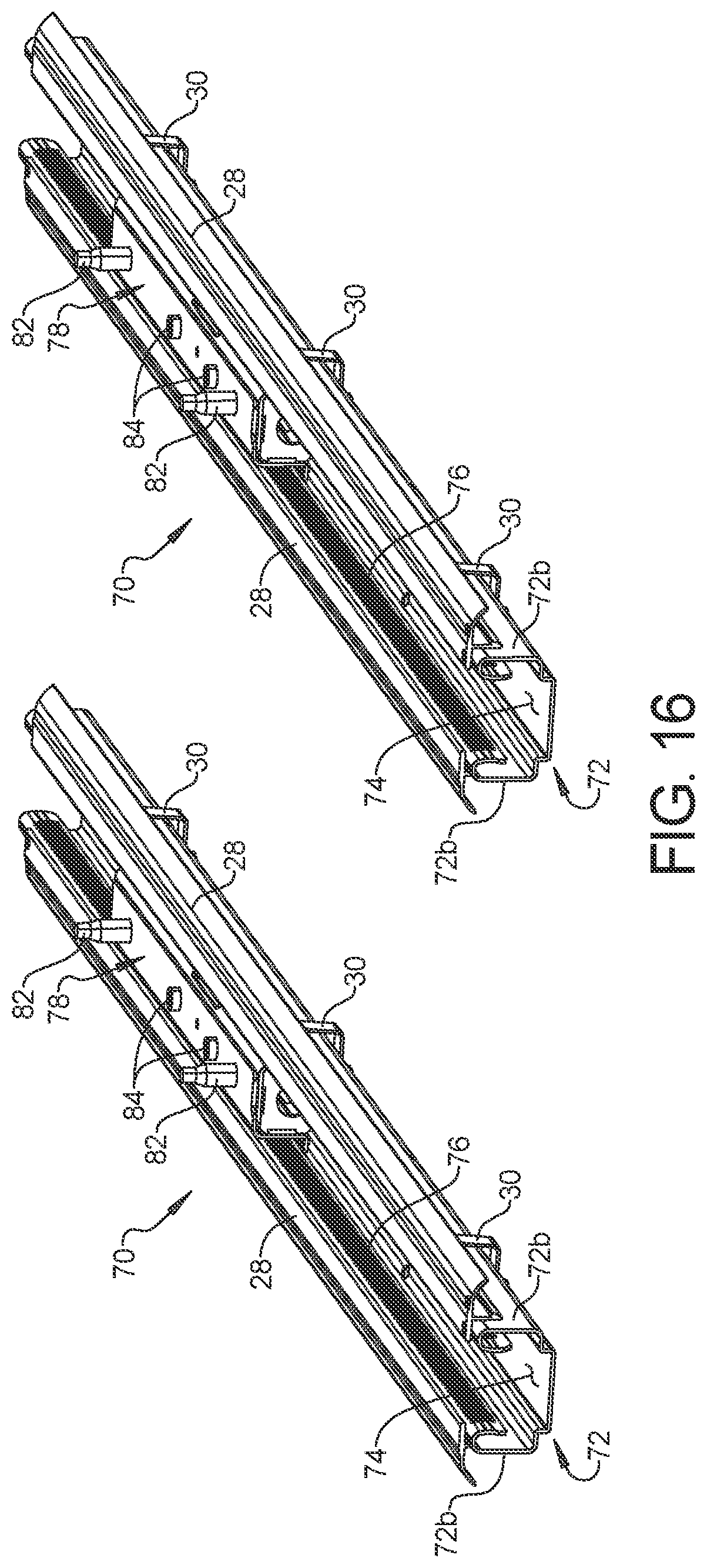 Patent US12496937 Figure 13 – Vehicle seat adjustment system with power long rails