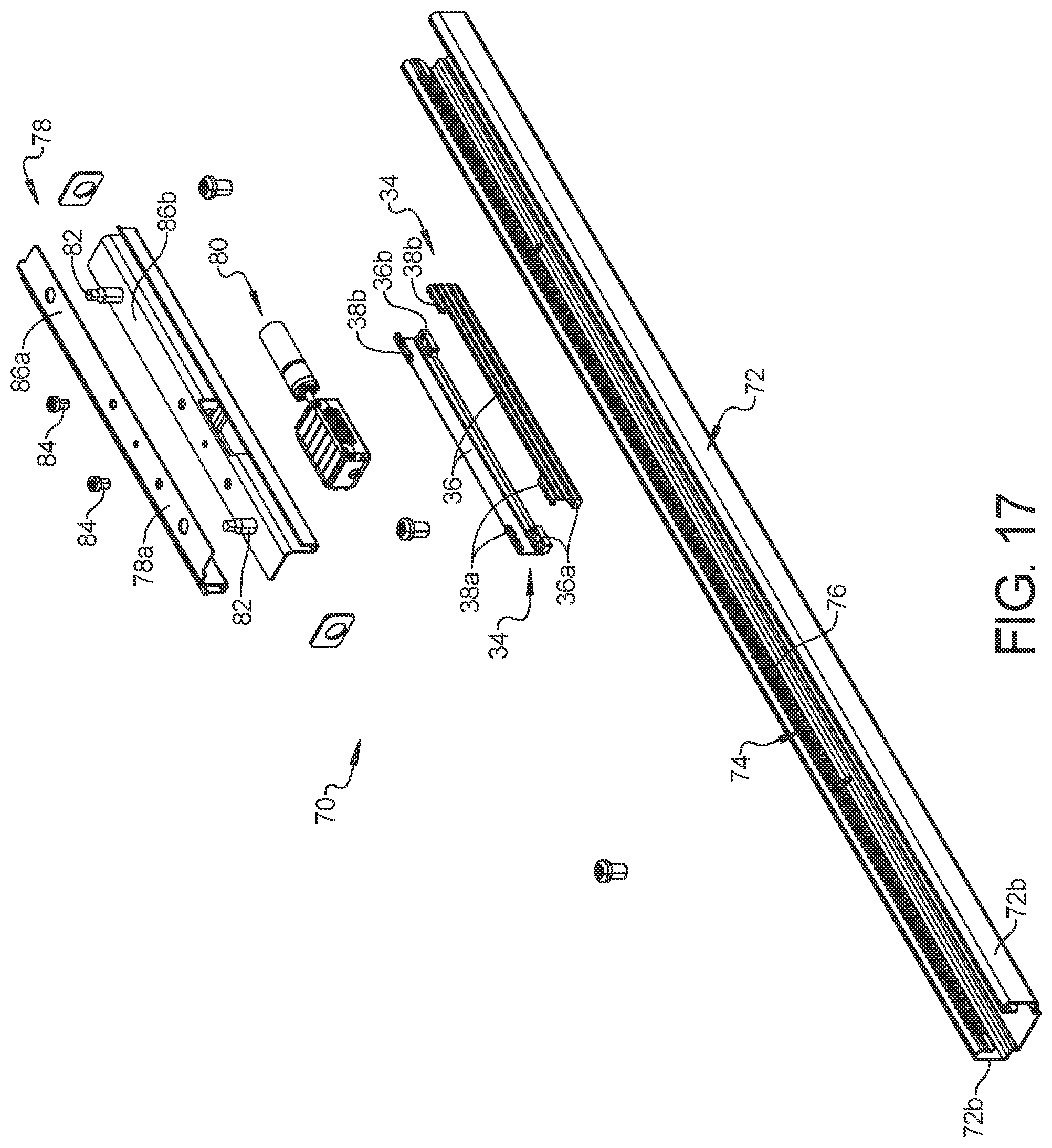 Patent US12496937 Figure 14 – Vehicle seat adjustment system with power long rails