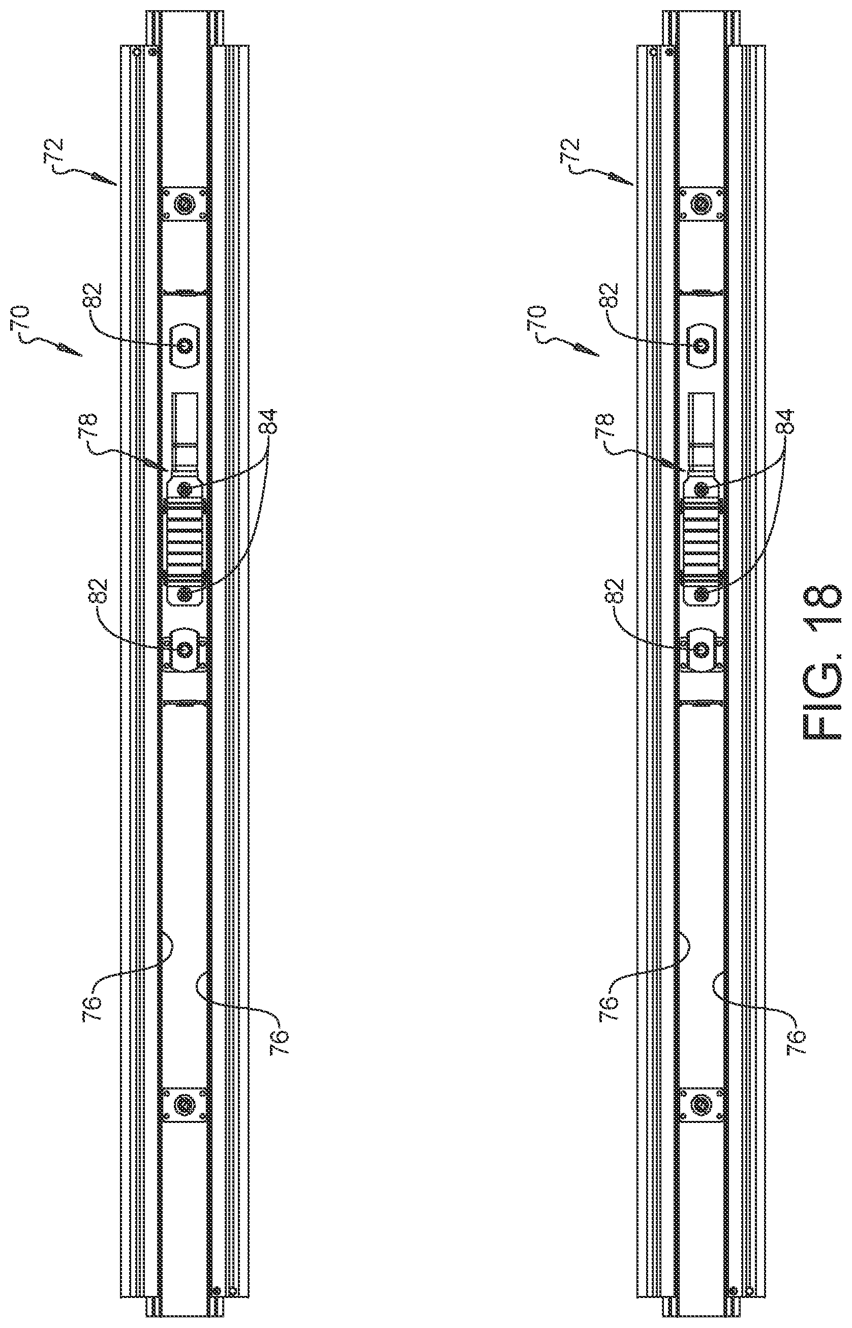 Patent US12496937 Figure 15 – Vehicle seat adjustment system with power long rails