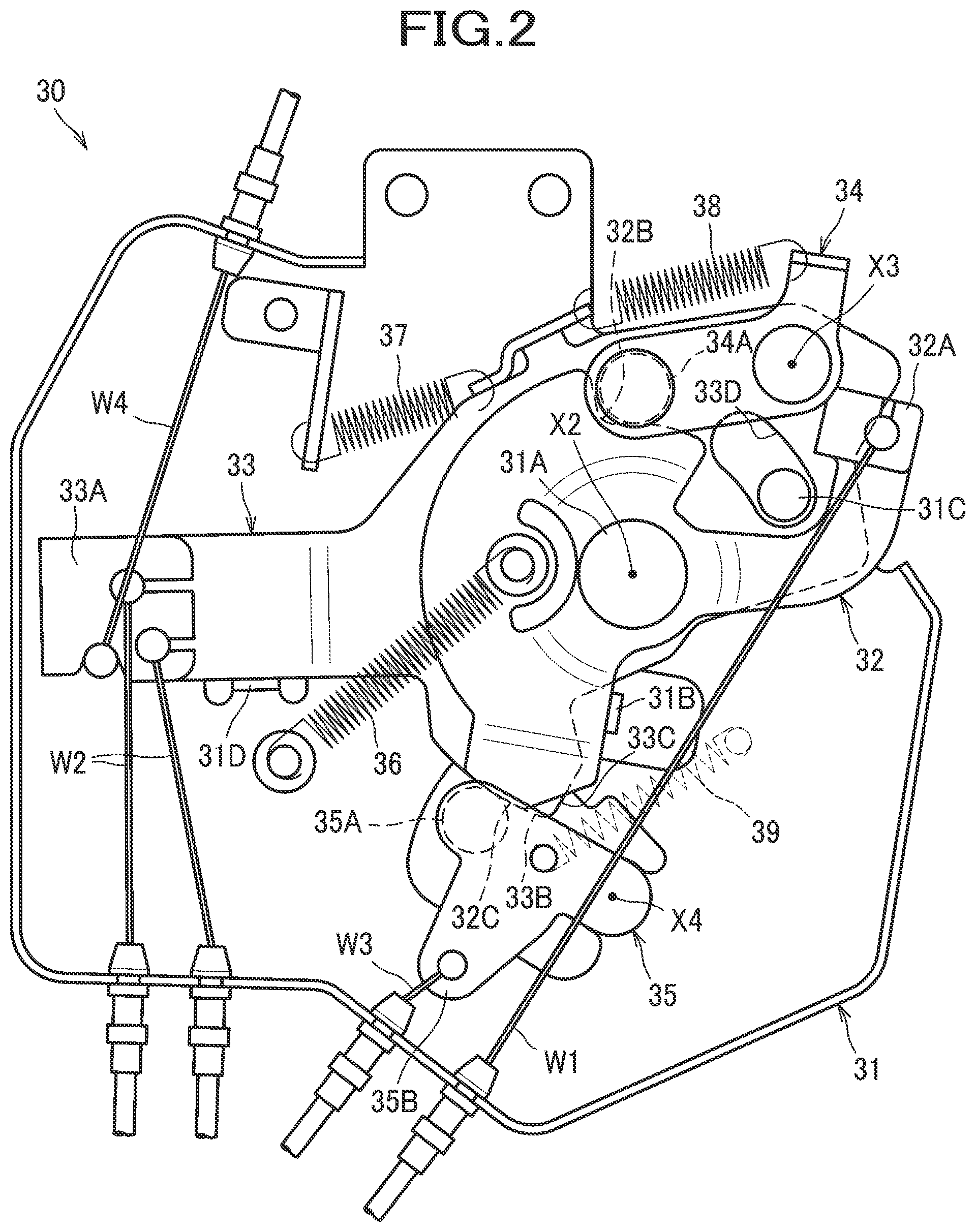 Patent US12496938 Figure 2 – Vehicle seat