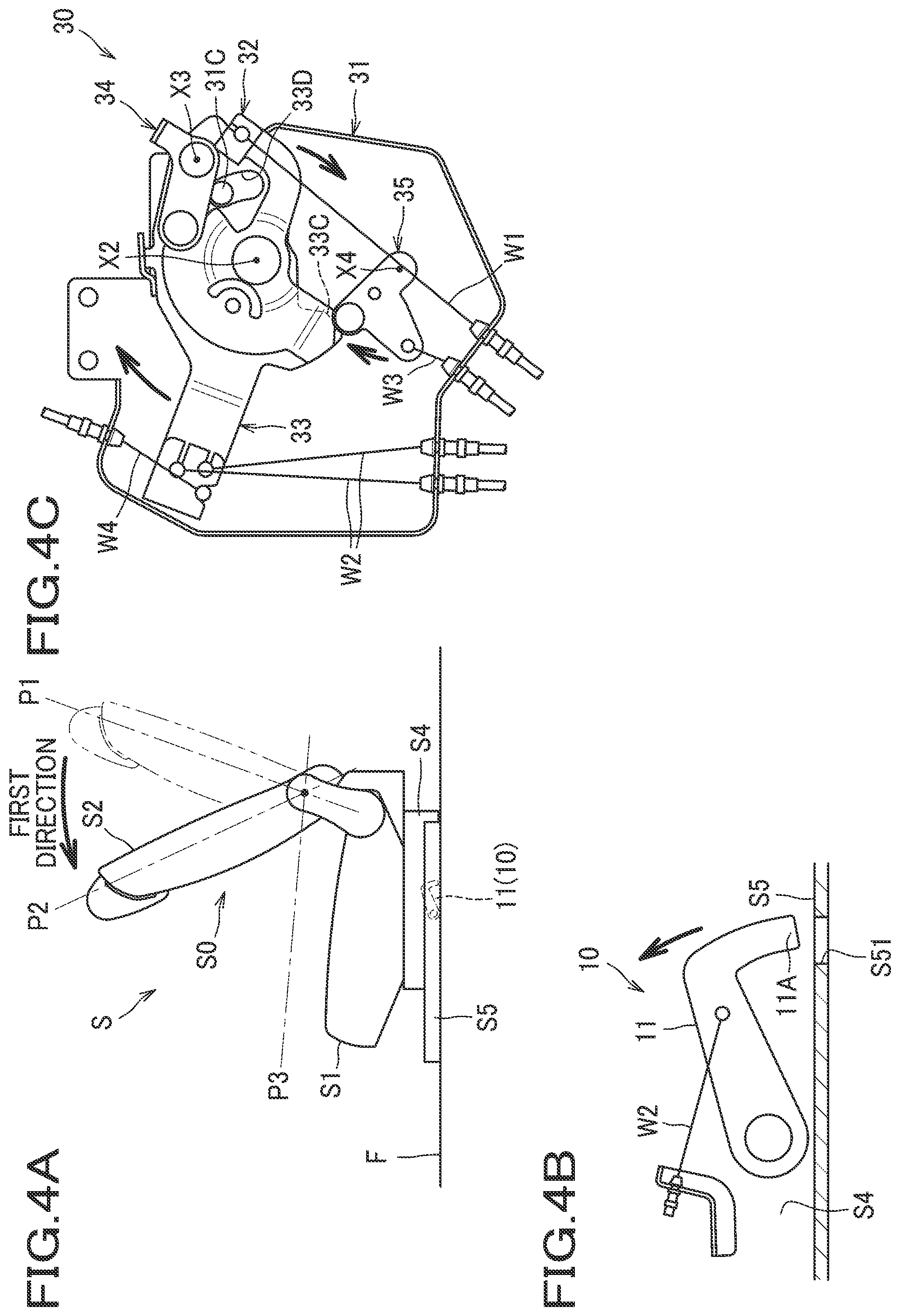 Patent US12496938 Figure 4 – Vehicle seat