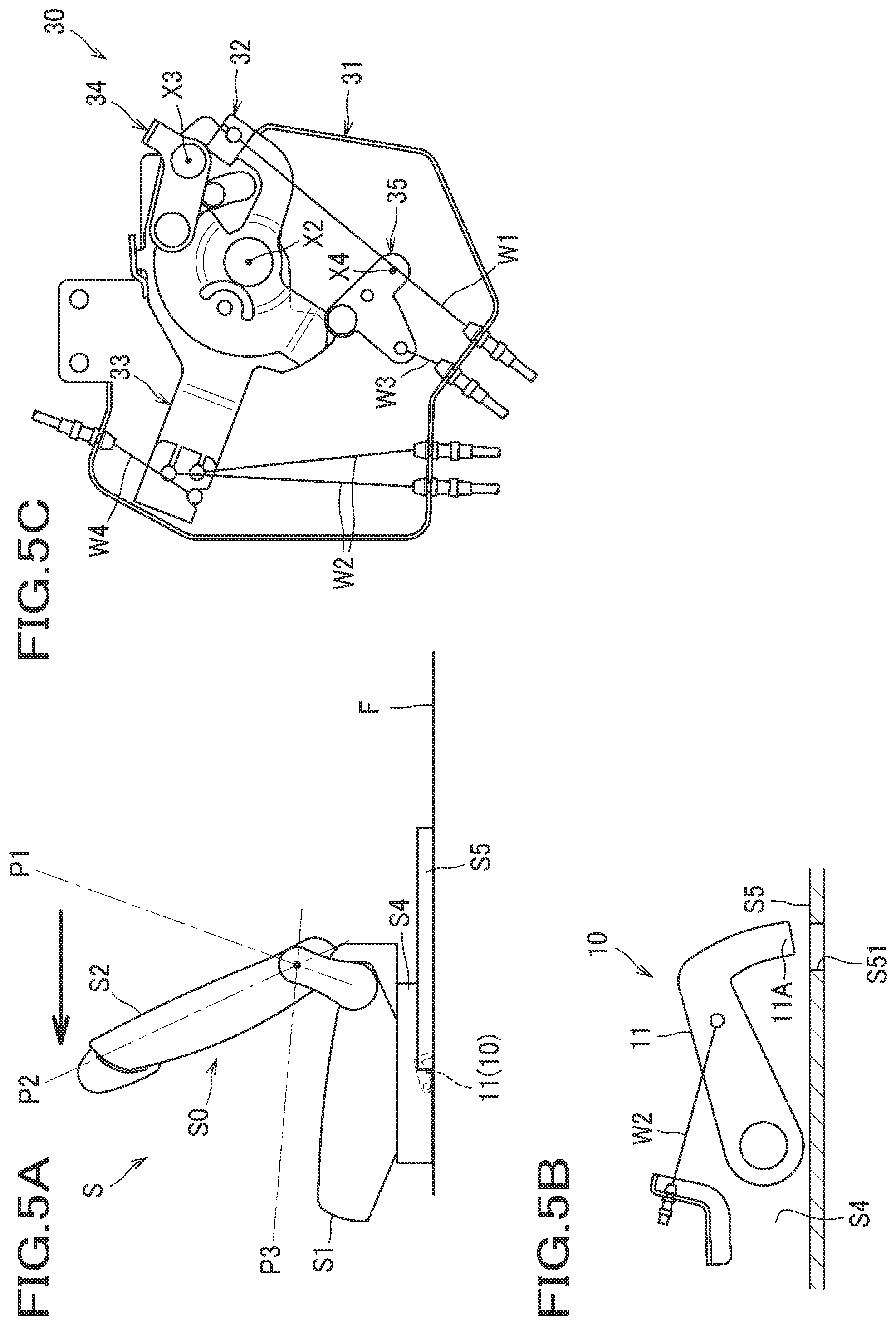Patent US12496938 Figure 5 – Vehicle seat