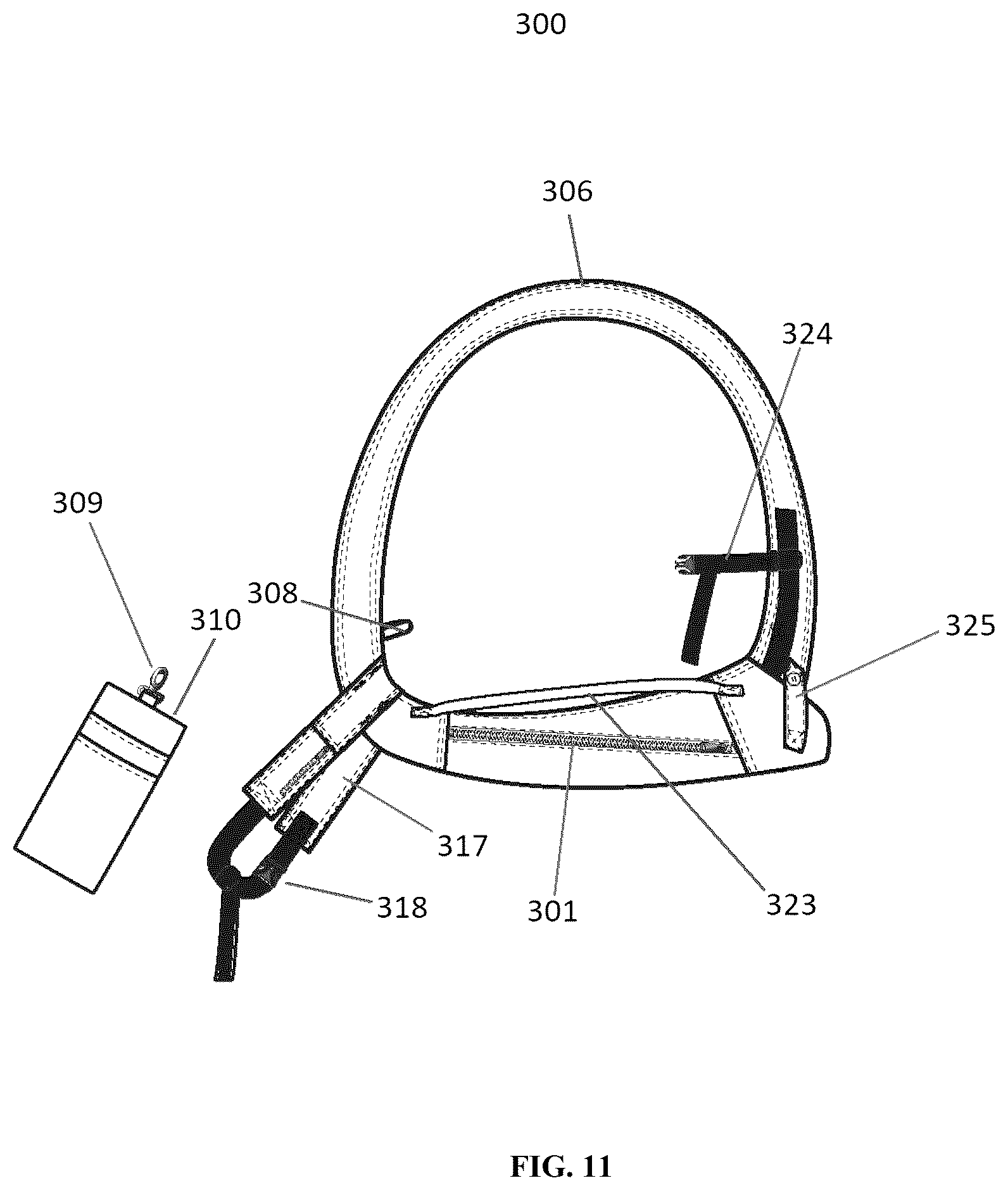 Patent US12496942 Figure 9 – Baby carrier