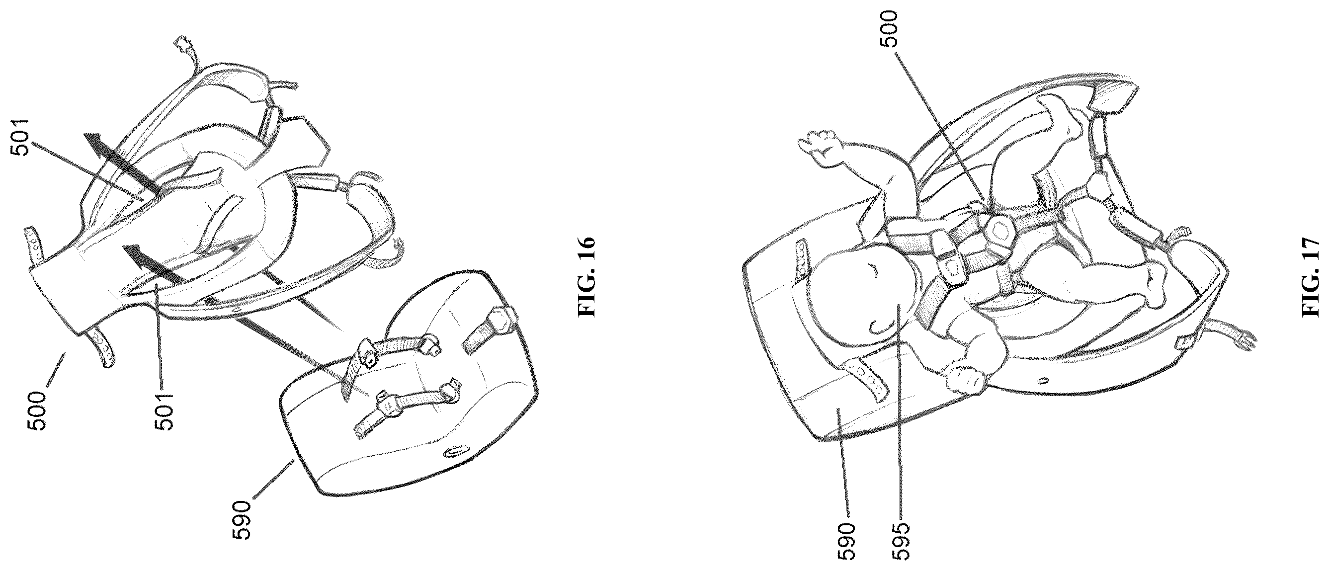 Patent US12496942 Figure 14 – Baby carrier