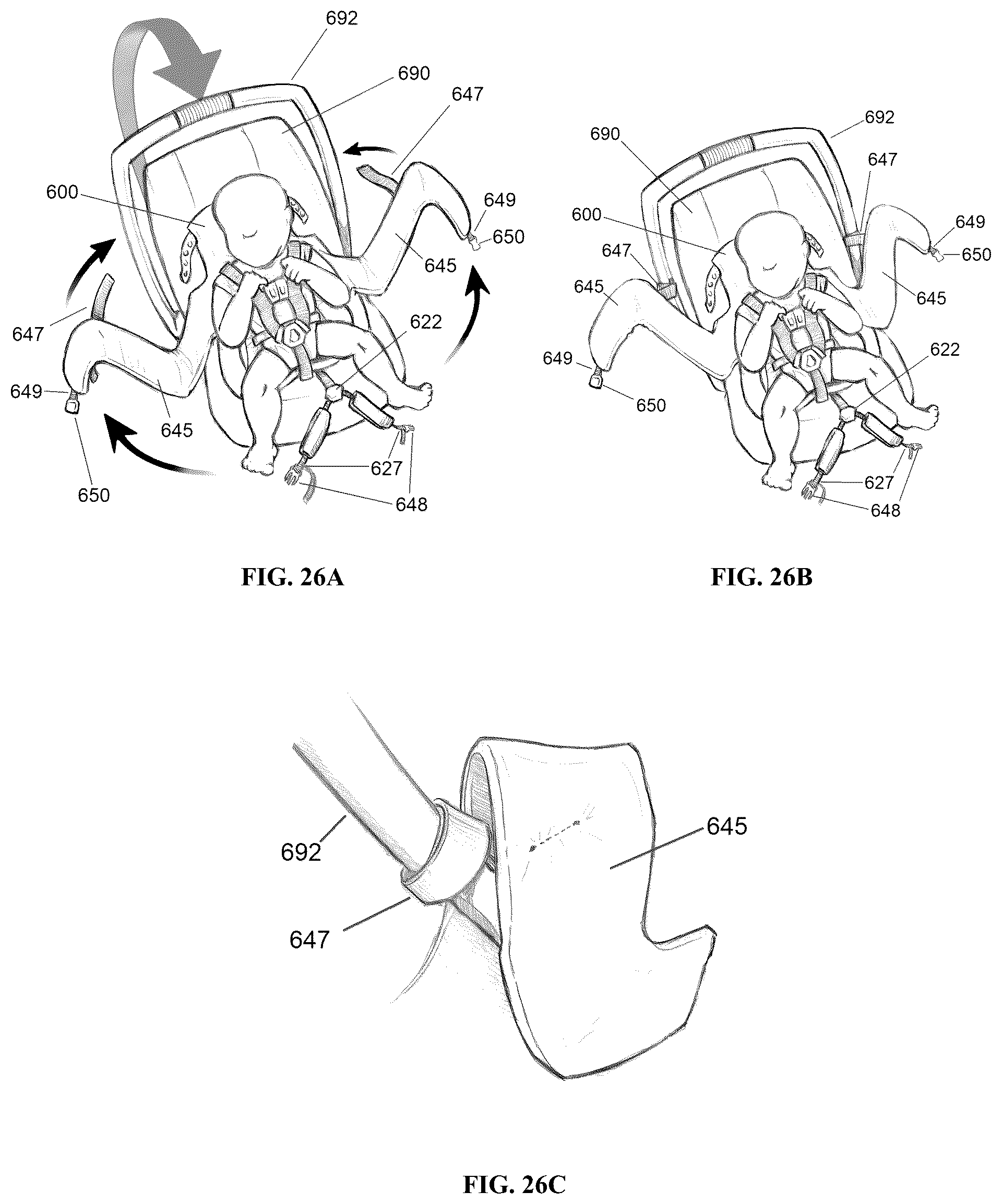 Patent US12496942 Figure 20 – Baby carrier