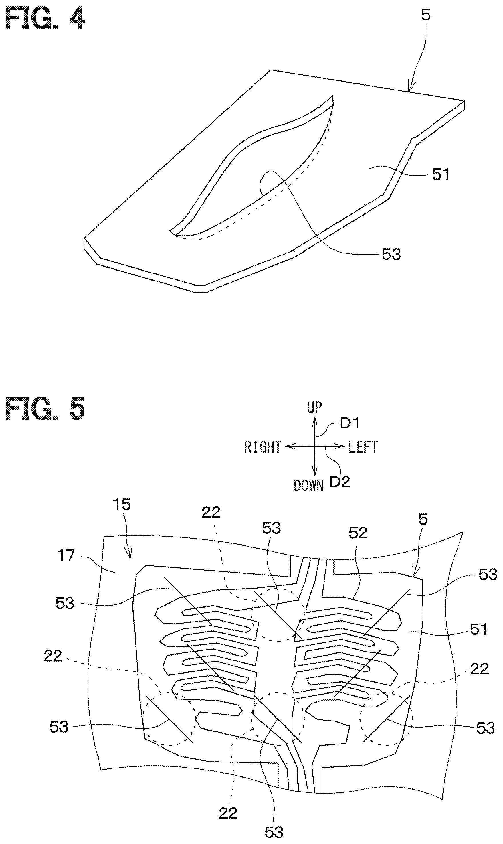 Patent US12496945 Figure 4 – Seat heater and seat air-conditioning device