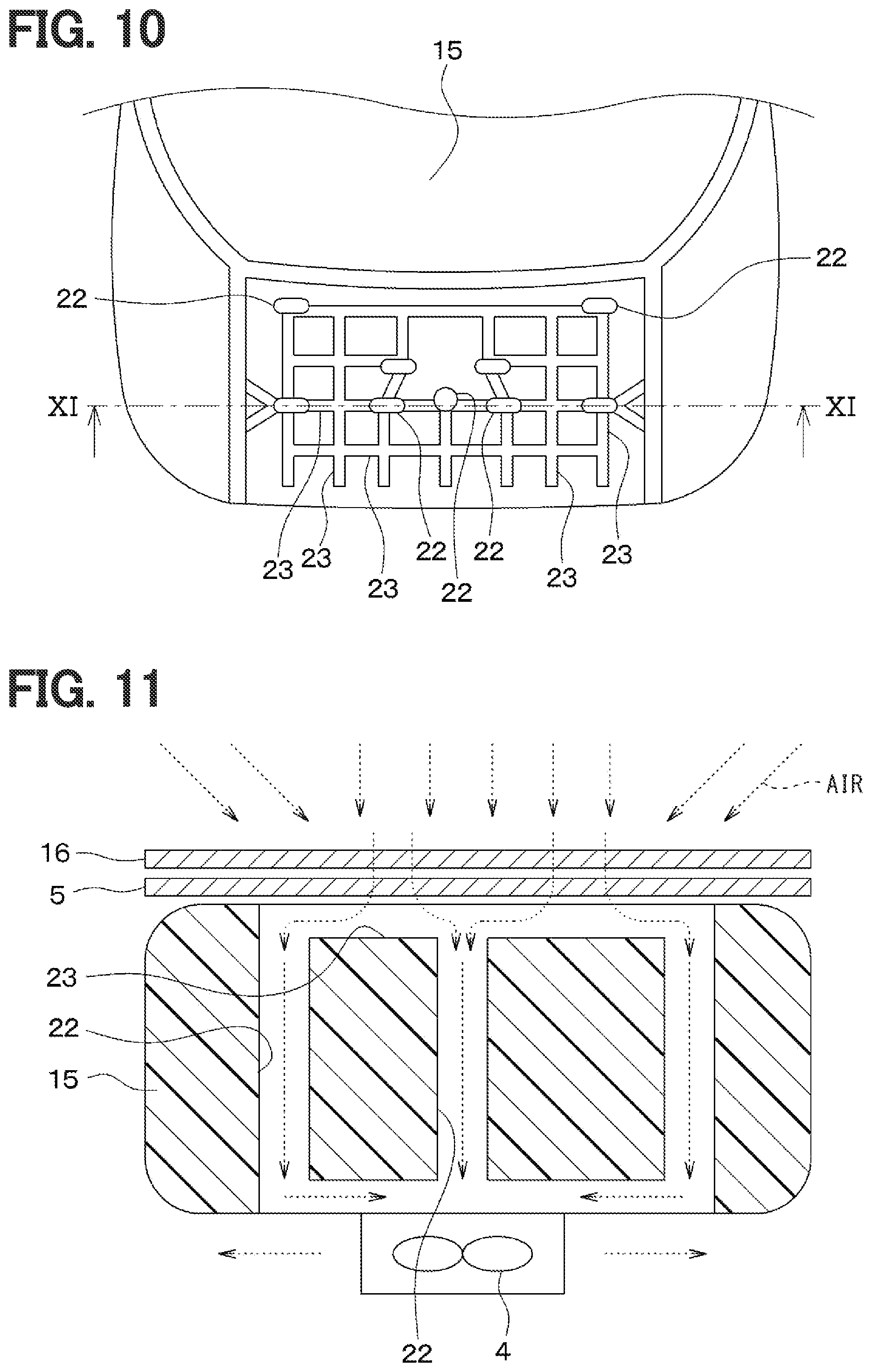 Patent US12496945 Figure 8 – Seat heater and seat air-conditioning device