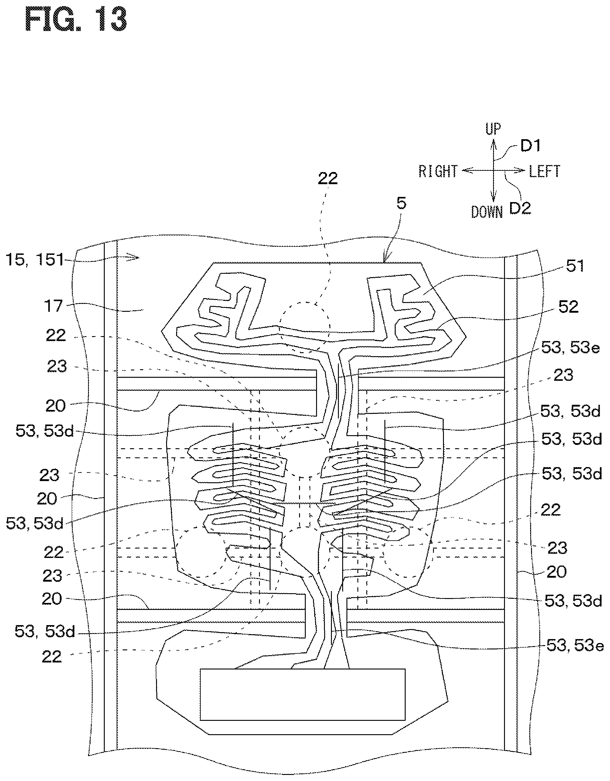 Patent US12496945 Figure 10 – Seat heater and seat air-conditioning device