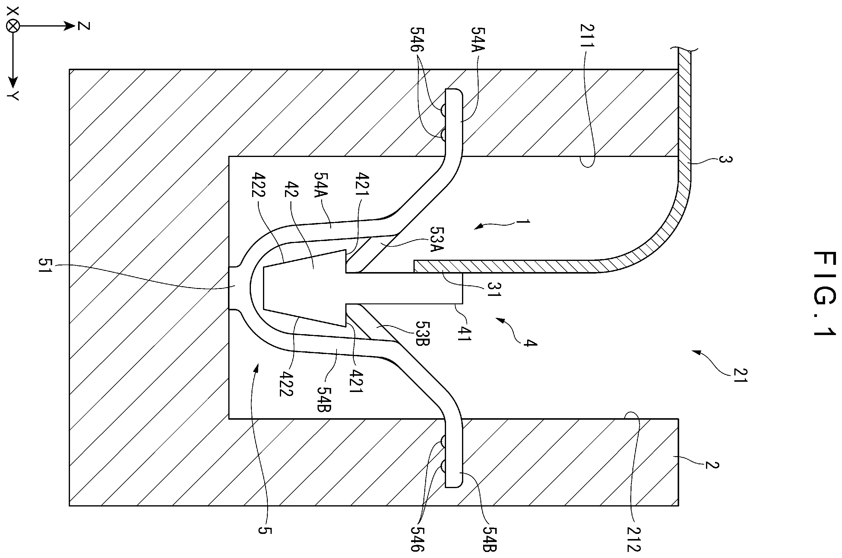 Patent US12496946 Figure 1 – Cover material attachment