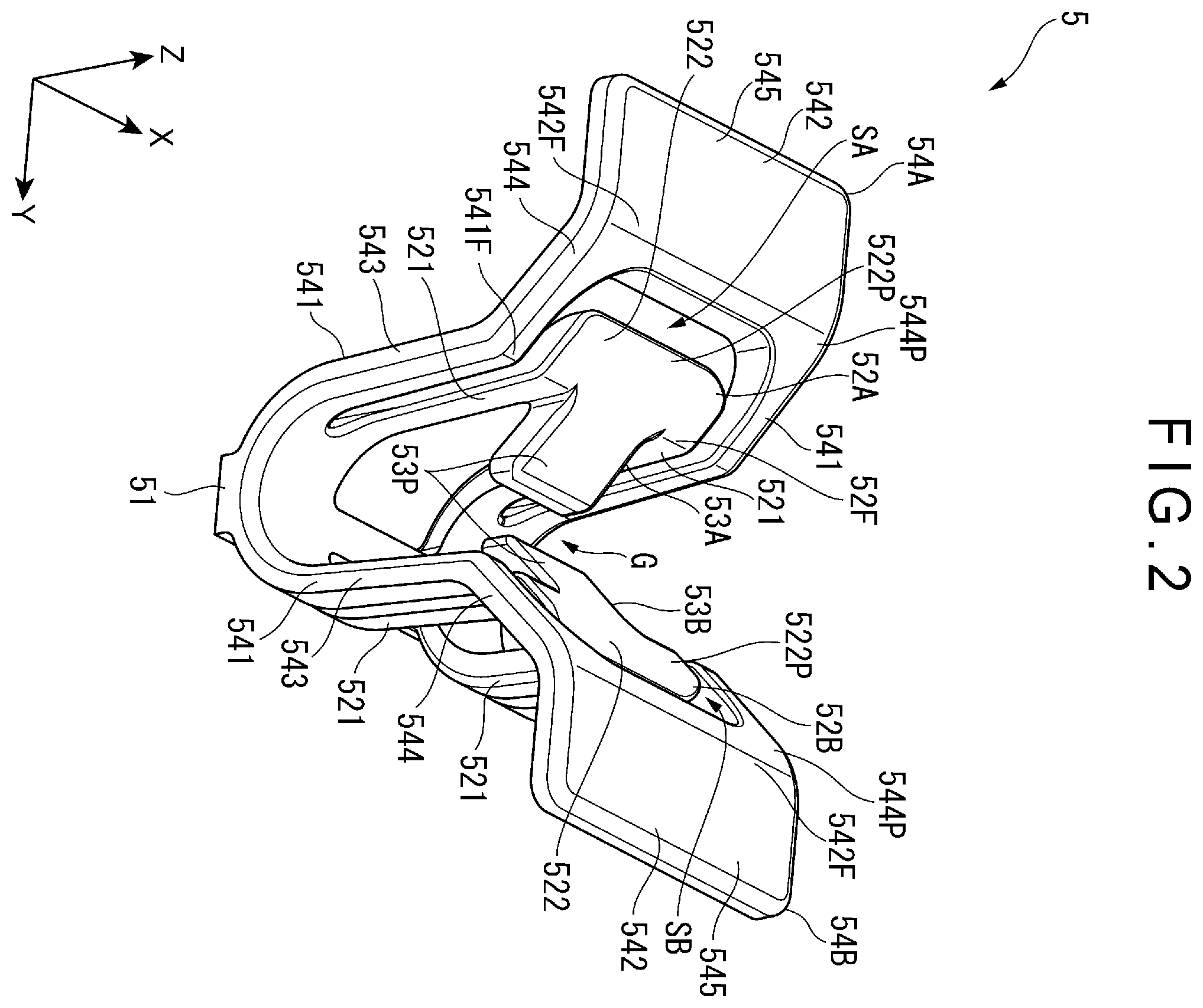 Patent US12496946 Figure 2 – Cover material attachment