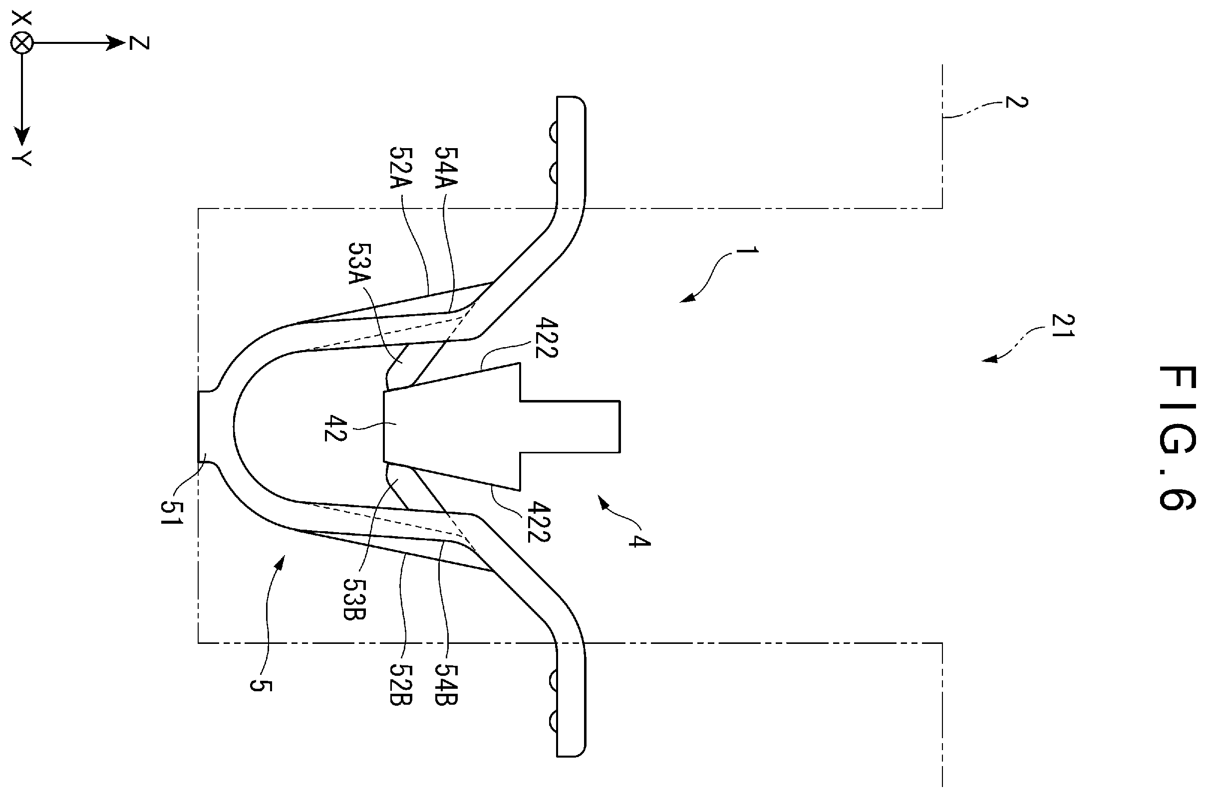Patent US12496946 Figure 6 – Cover material attachment