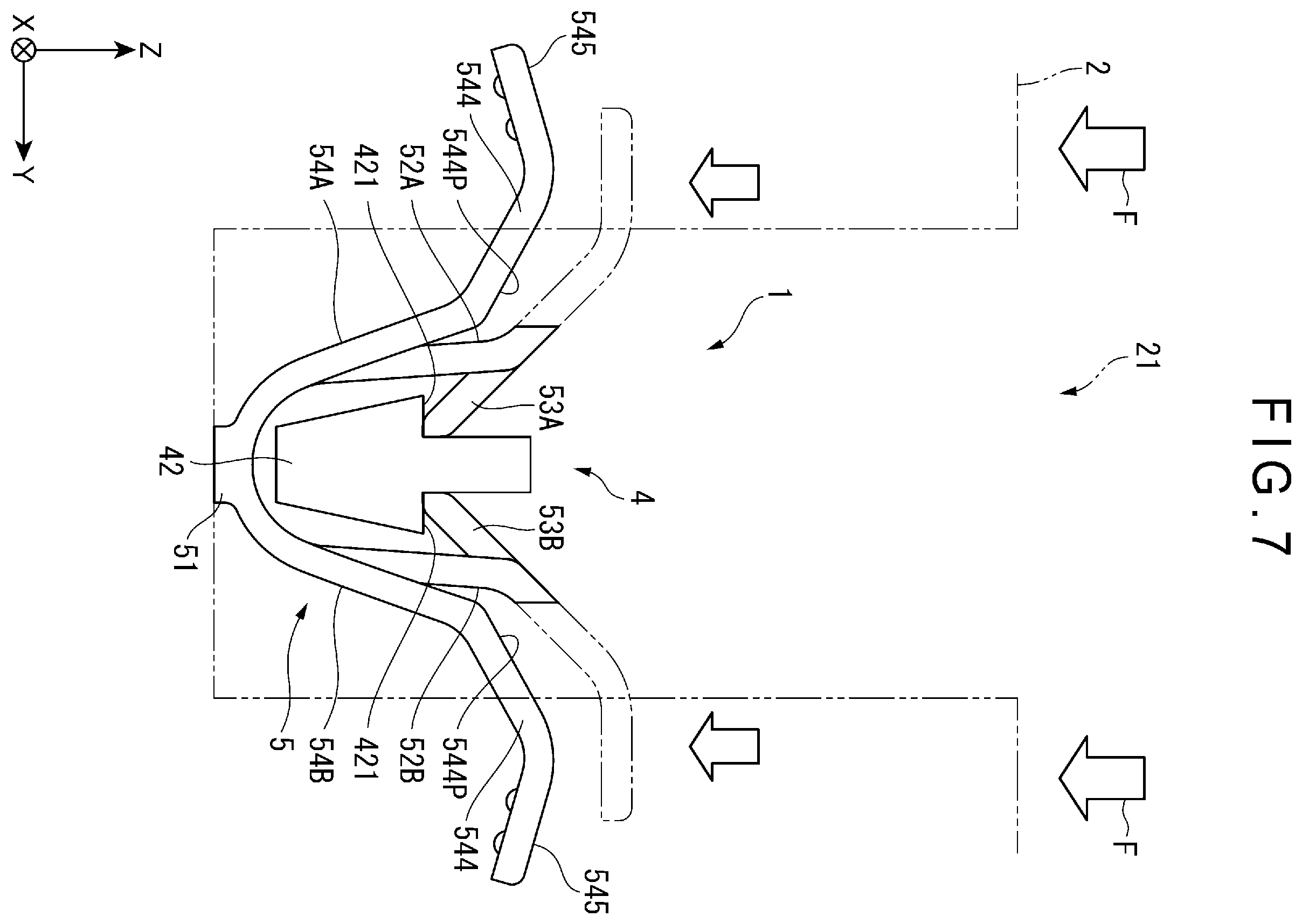 Patent US12496946 Figure 7 – Cover material attachment