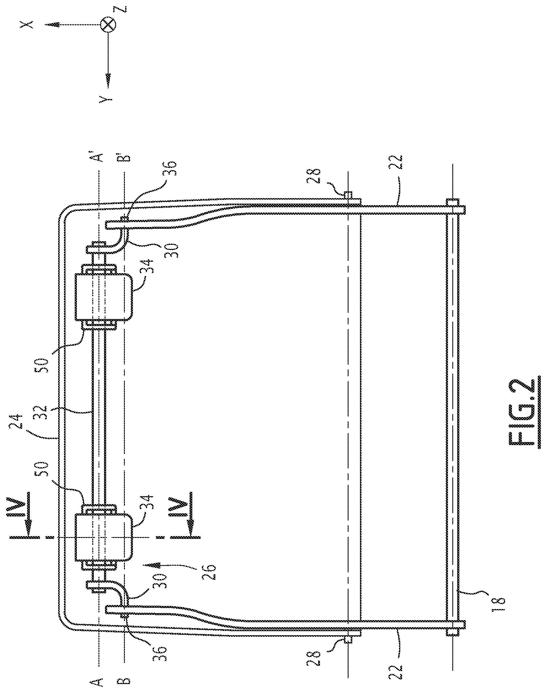 Patent US12496947 Figure 2 – Seat base of a vehicle seat, seat and associated method of manufacture