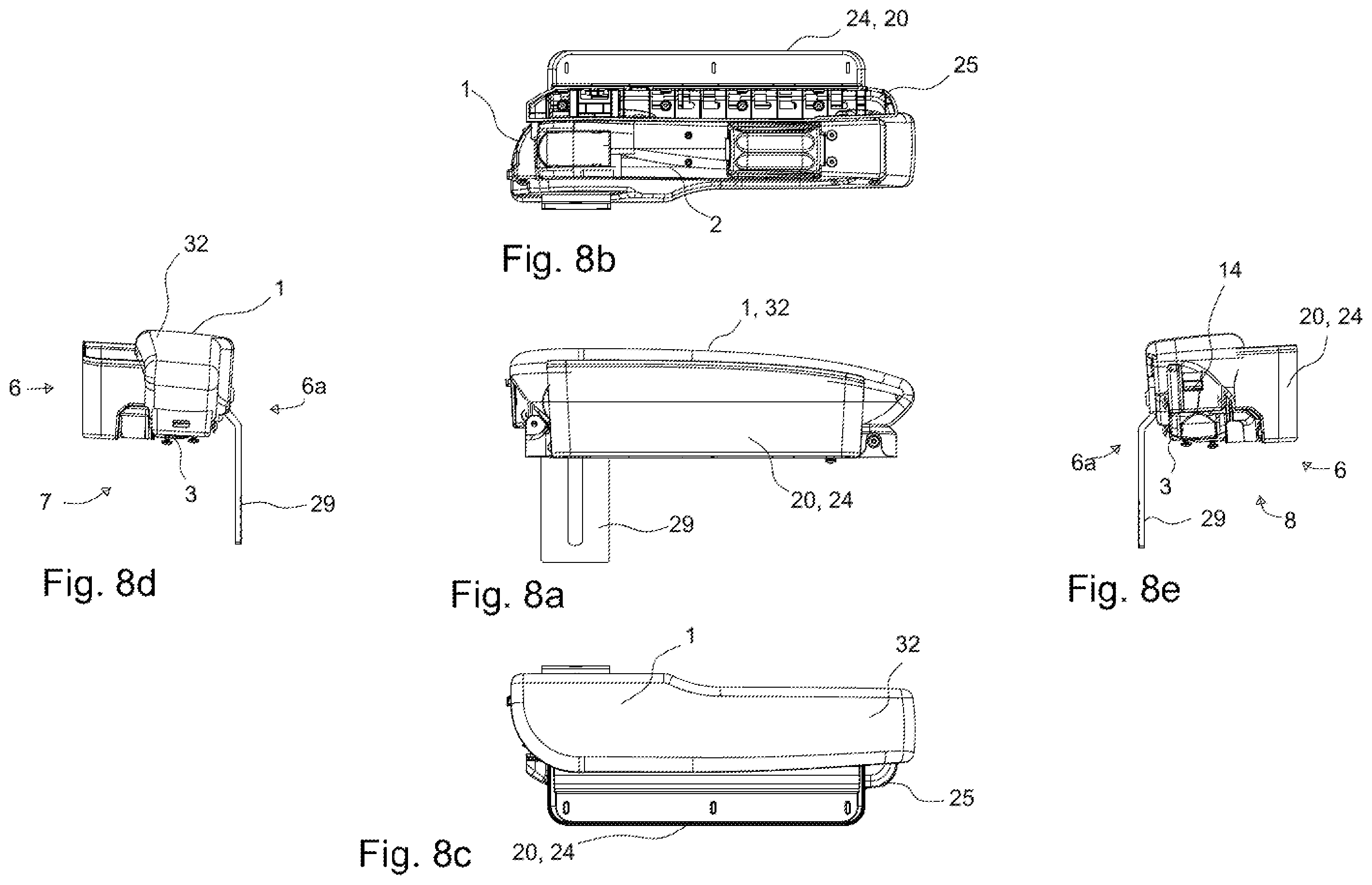 Patent US12496948 Figure 8 – Armrest element