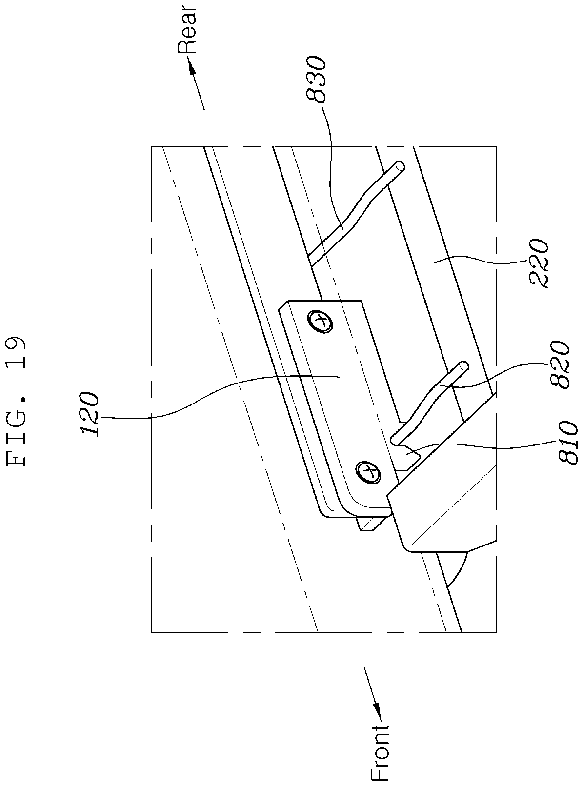 Patent US12496949 Figure 19 – Rear seat for vehicle