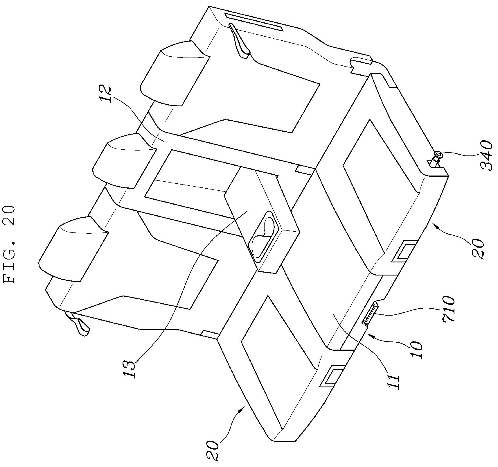 Patent US12496949 Figure 20 – Rear seat for vehicle