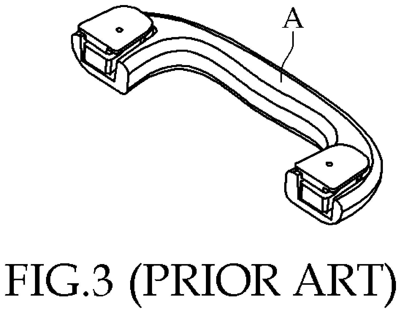 Patent US12496950 Figure 3 – Height adjustable assist handle for vehicle