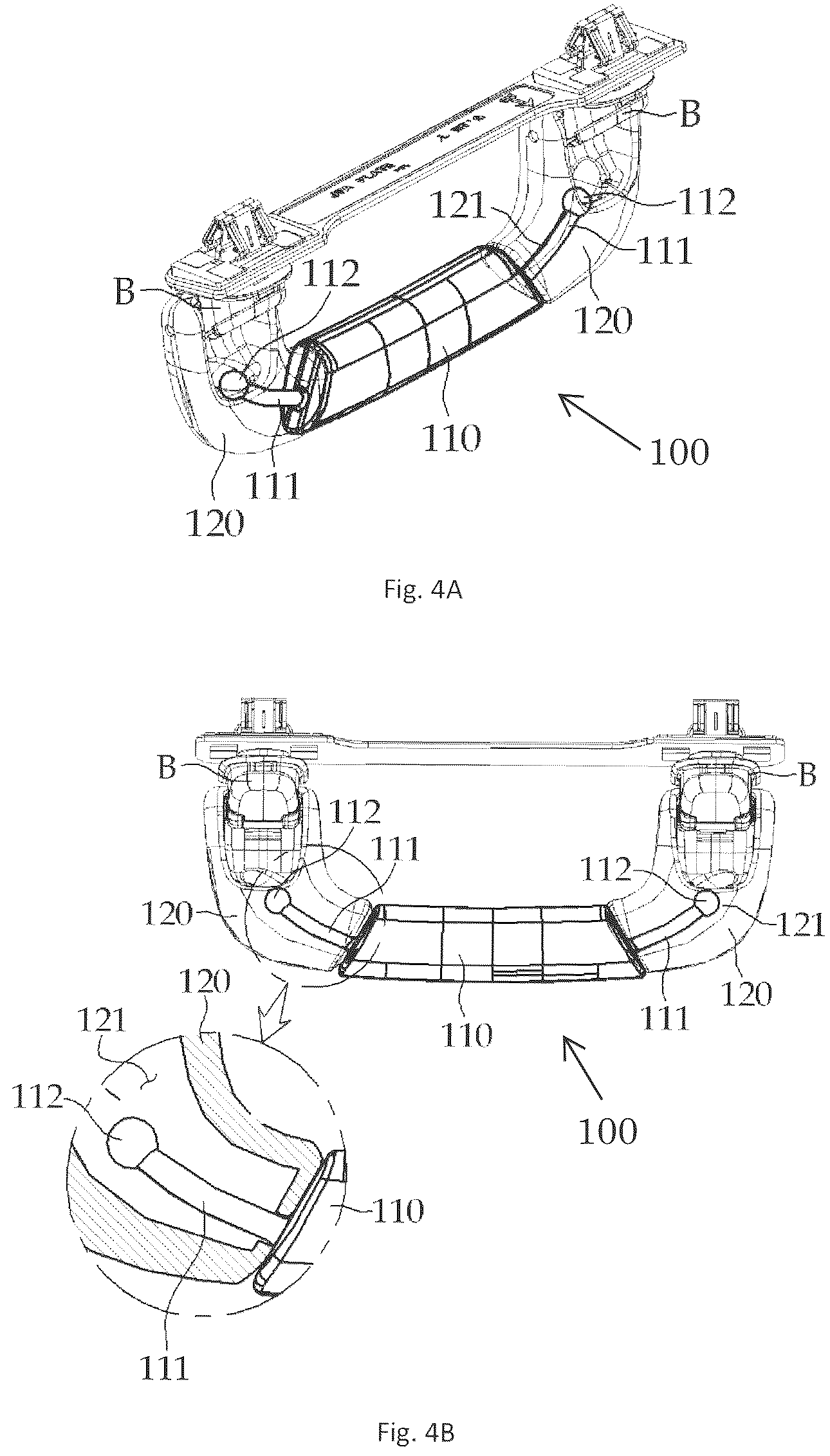Patent US12496950 Figure 4 – Height adjustable assist handle for vehicle