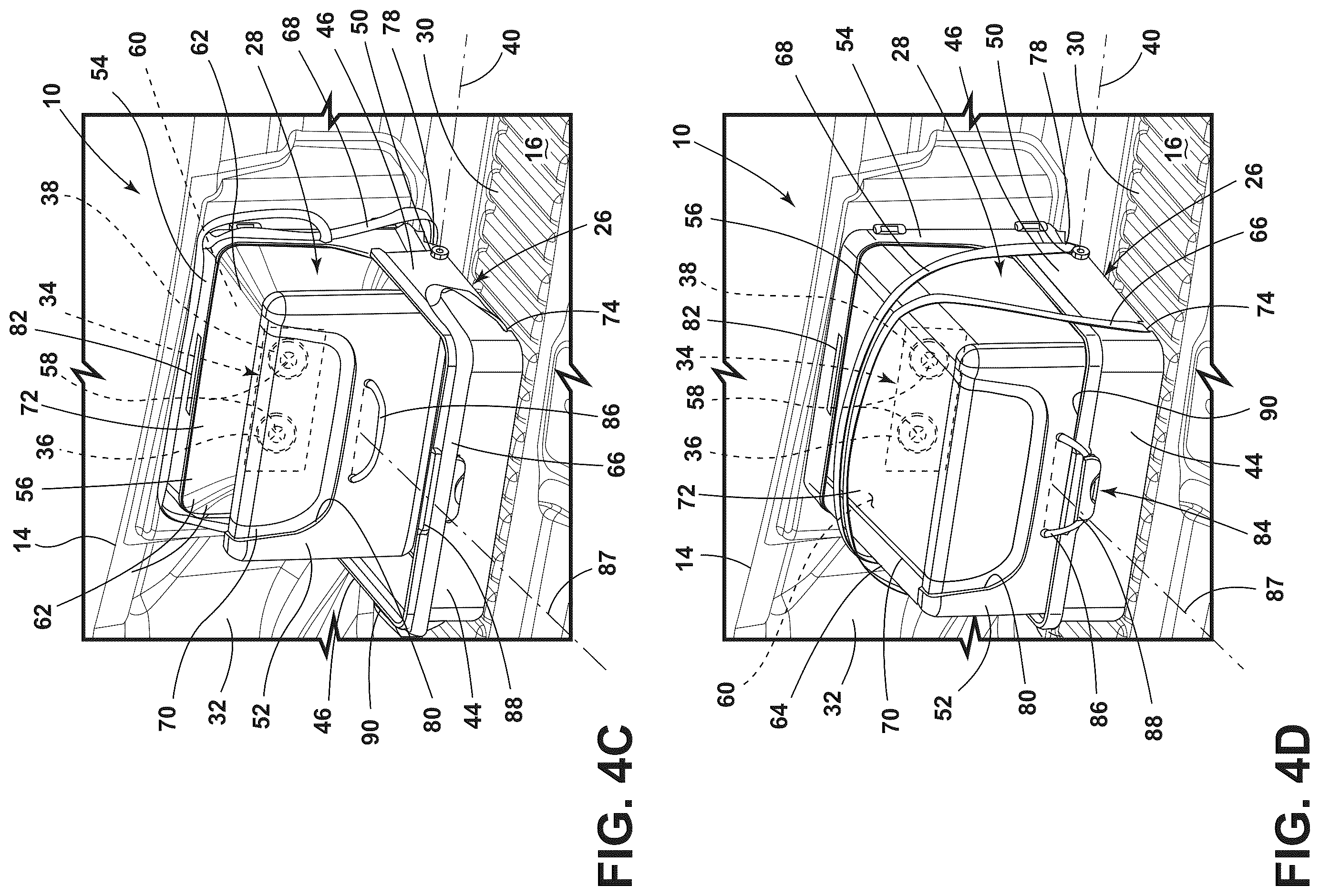 Patent US12496952 Figure 5 – Thermal enclosure assembly for a vehicle