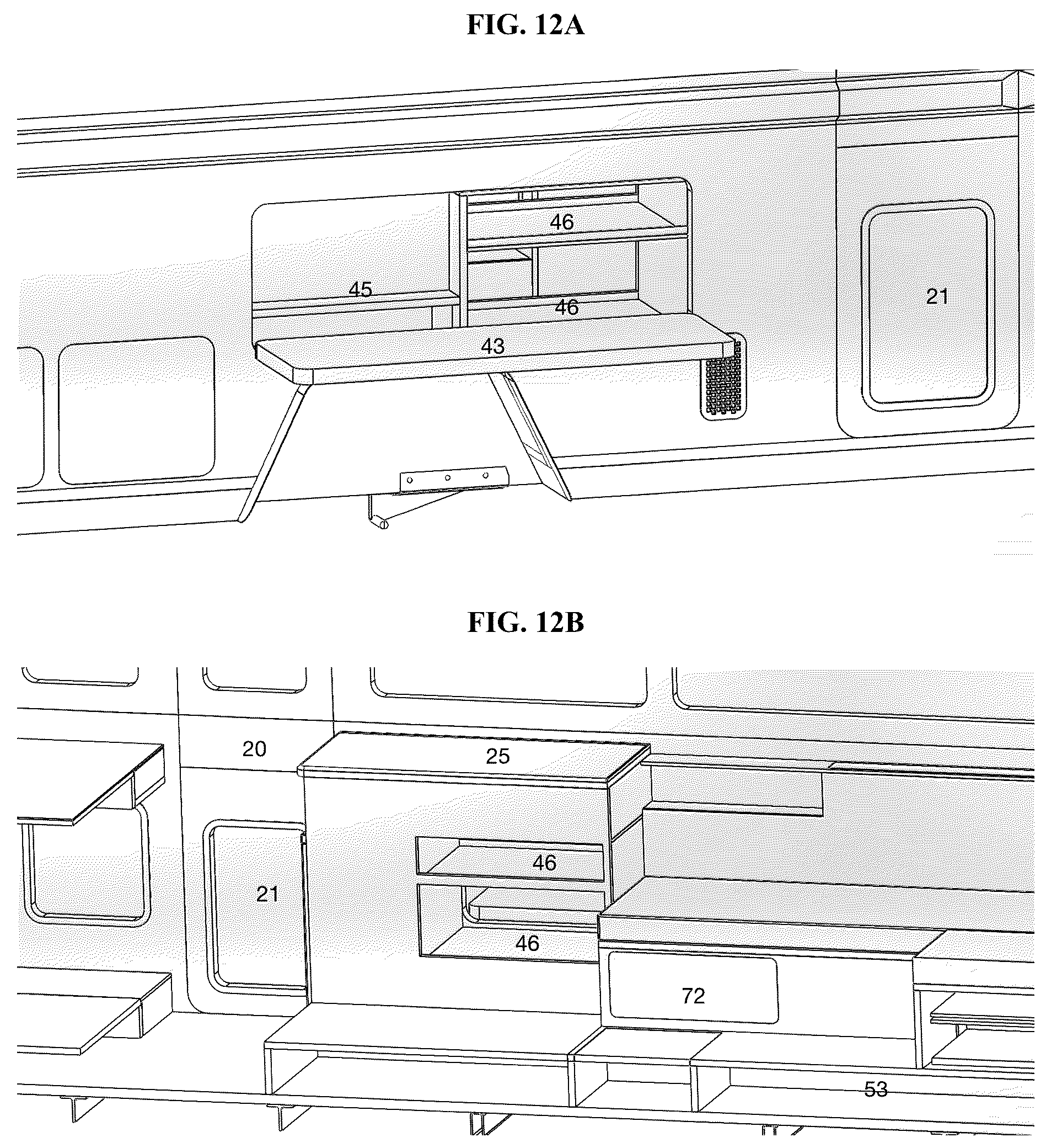Patent US12496955 Figure 8 – Retractable, space-saving trailer tongue