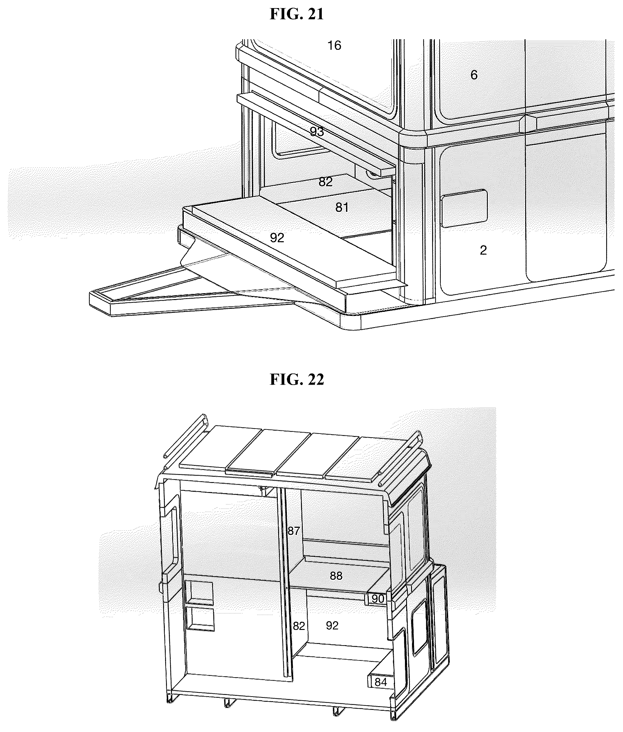 Patent US12496955 Figure 16 – Retractable, space-saving trailer tongue