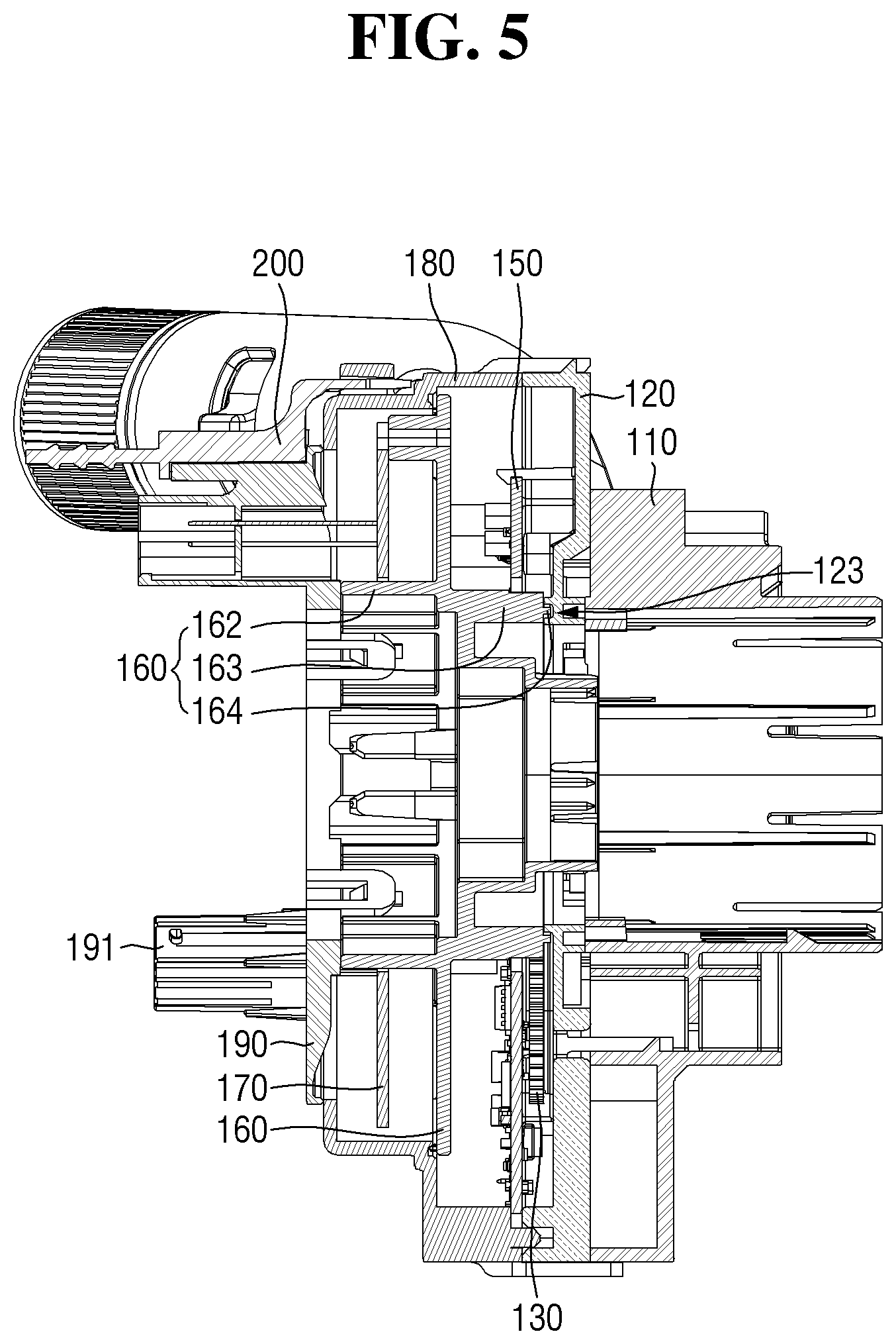 Patent US12496961 Figure 5 – Multi-function assembly for vehicle