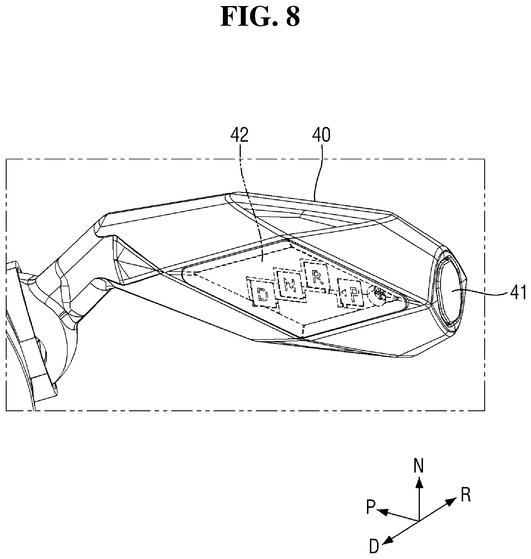 Patent US12496961 Figure 8 – Multi-function assembly for vehicle