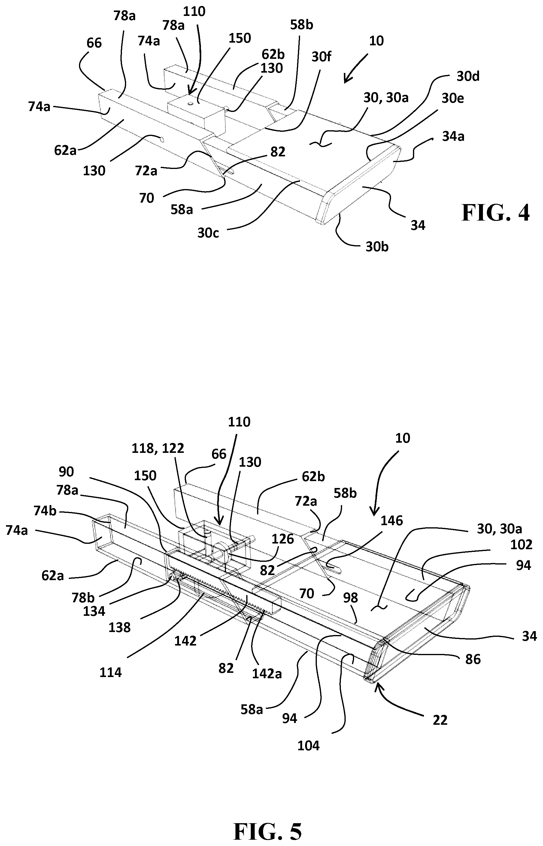 Patent US12496975 Figure 2 – Retractable composite bumper step assist and storage compartment