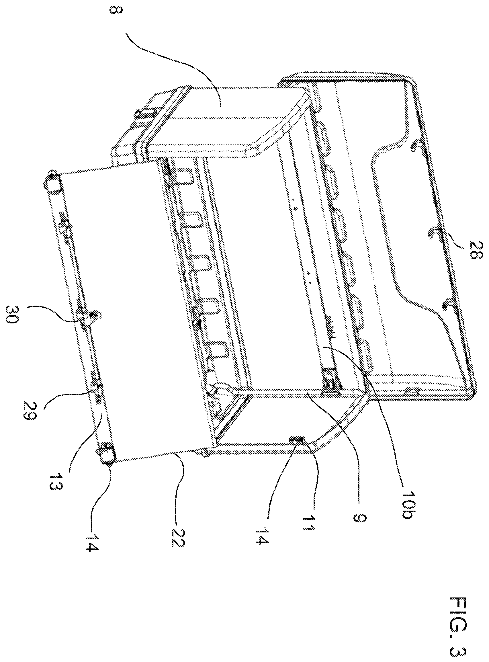 Patent US12496978 Figure 3 – Luggage box