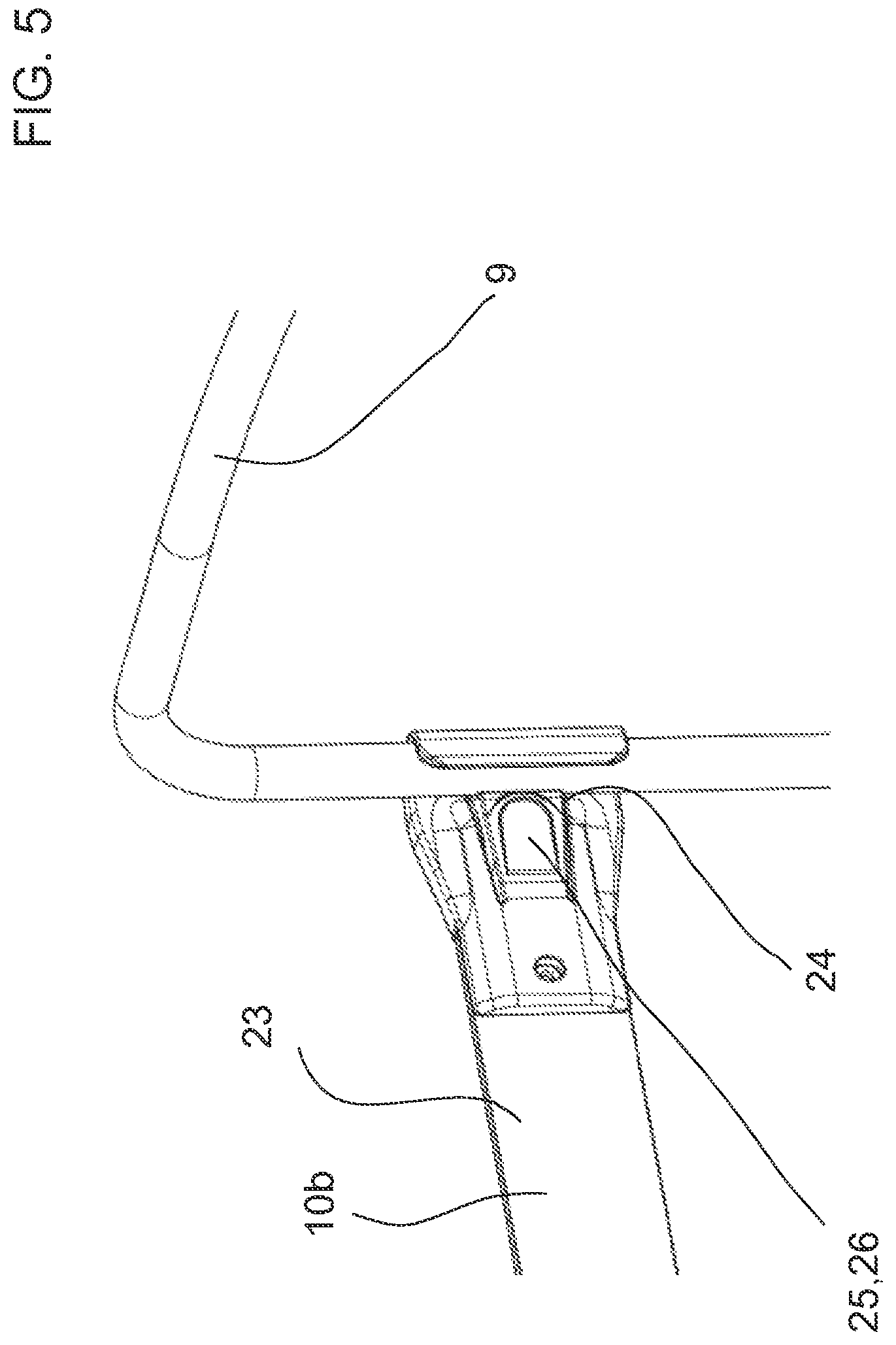 Patent US12496978 Figure 5 – Luggage box