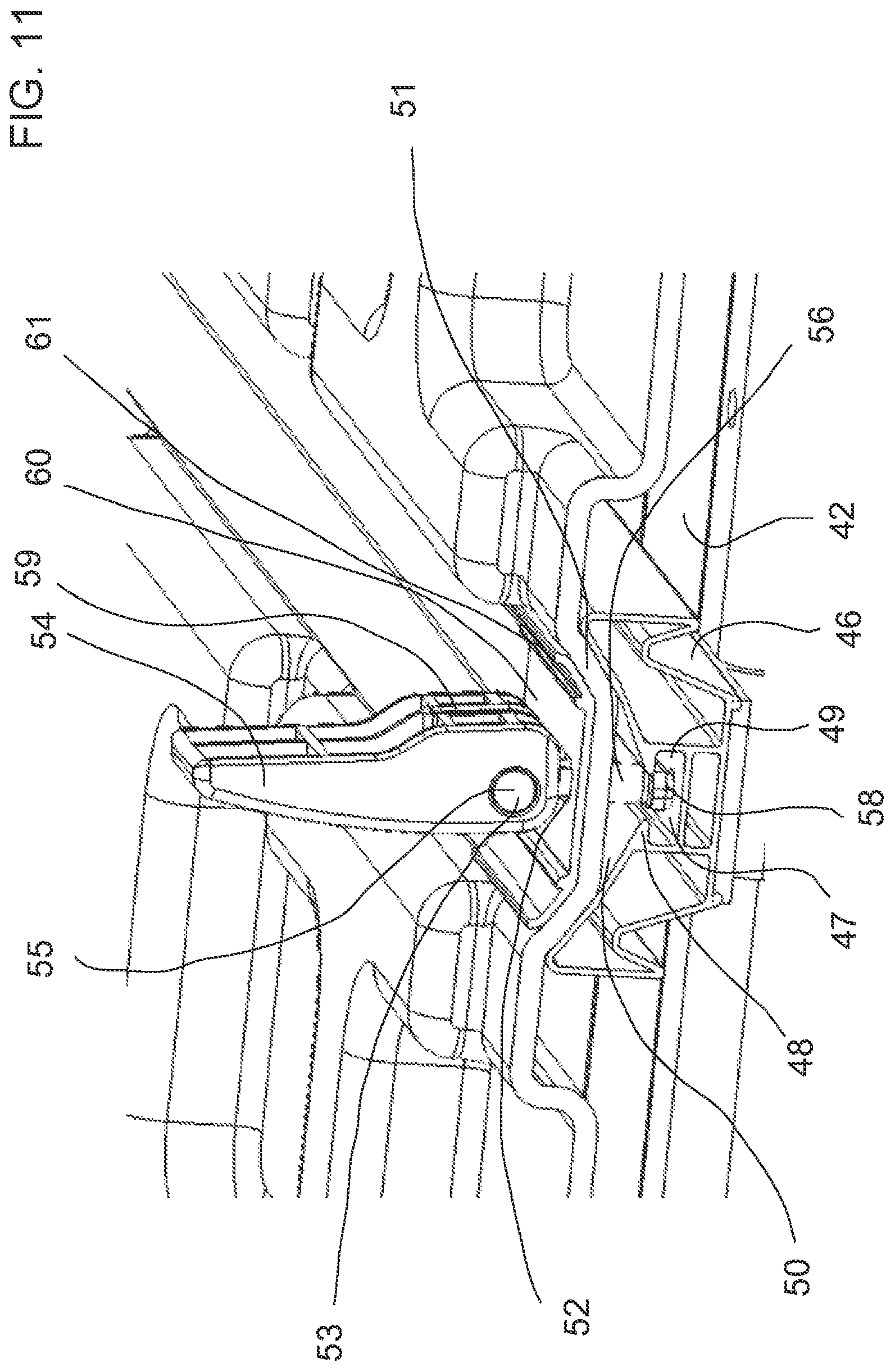 Patent US12496978 Figure 11 – Luggage box