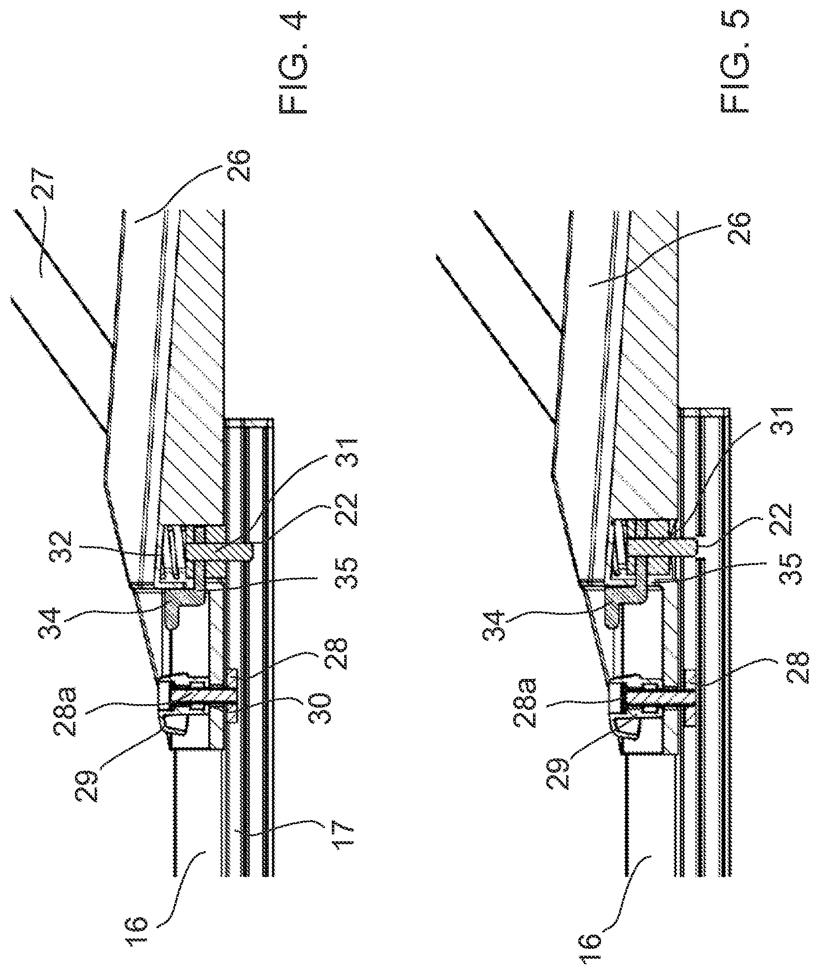 Patent US12496981 Figure 4 – Rear load carrier, clamping device and system