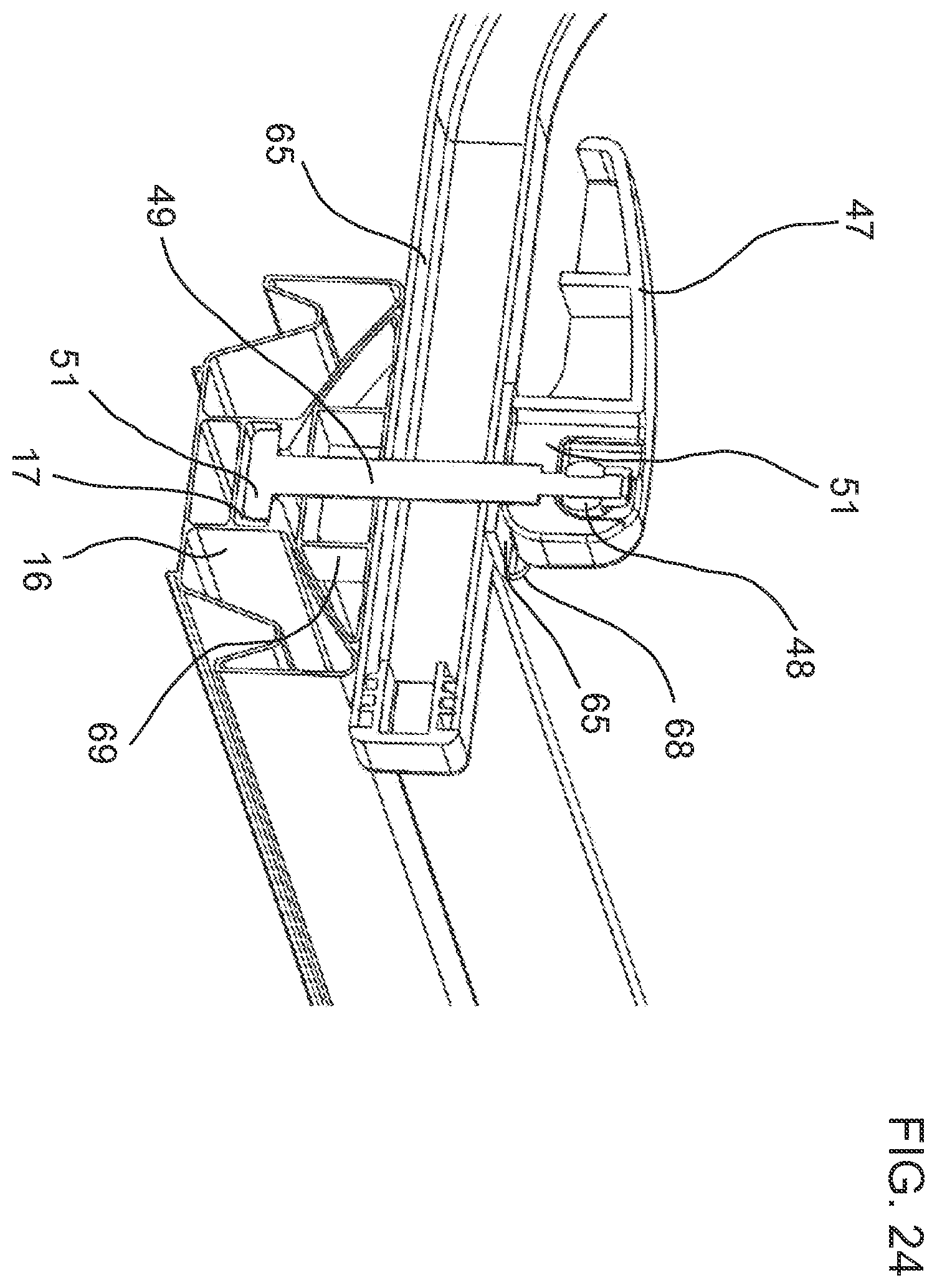 Patent US12496981 Figure 20 – Rear load carrier, clamping device and system