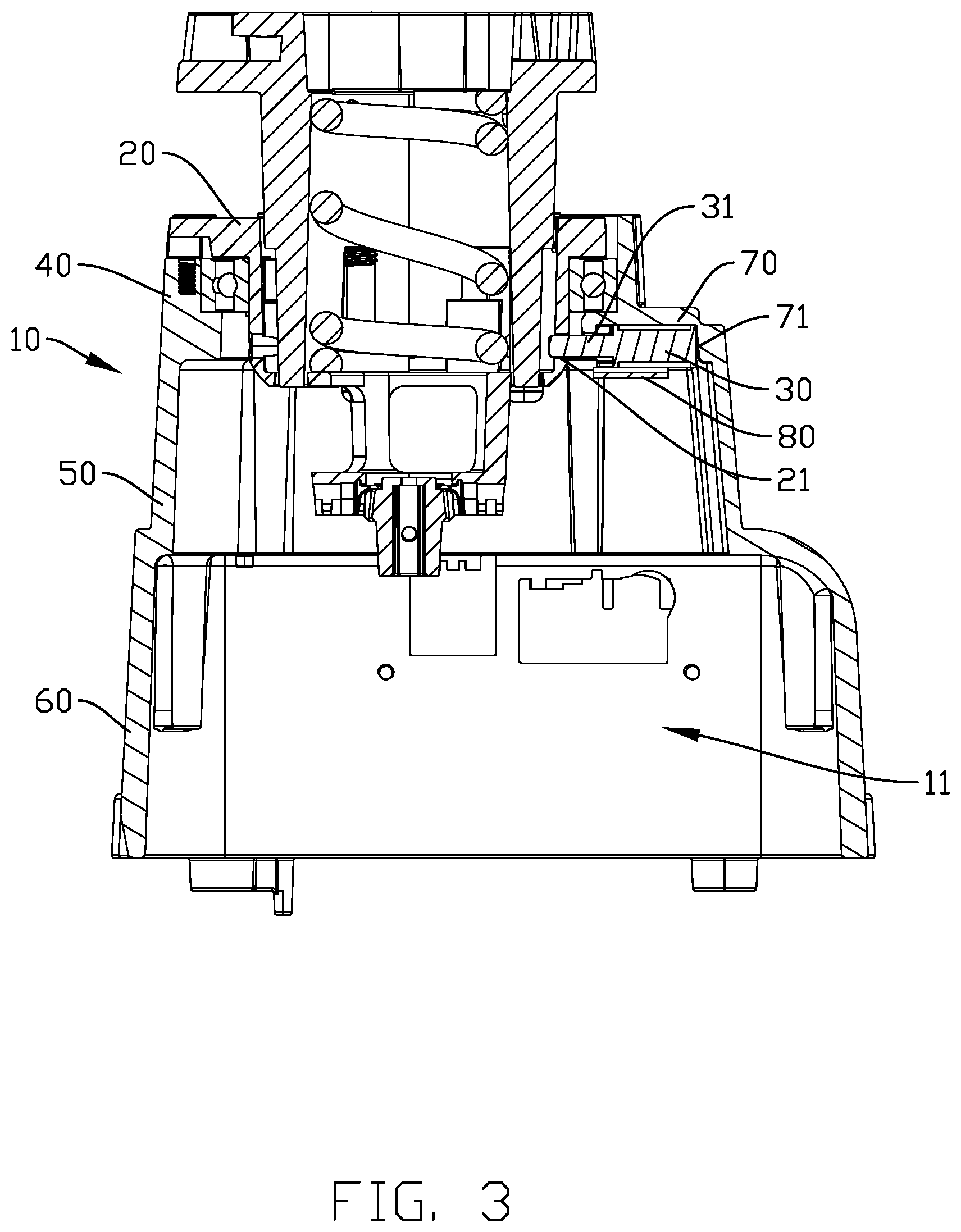 Patent US12496983 Figure 3 – Screen bracket and vehicle-mounted rotating screen