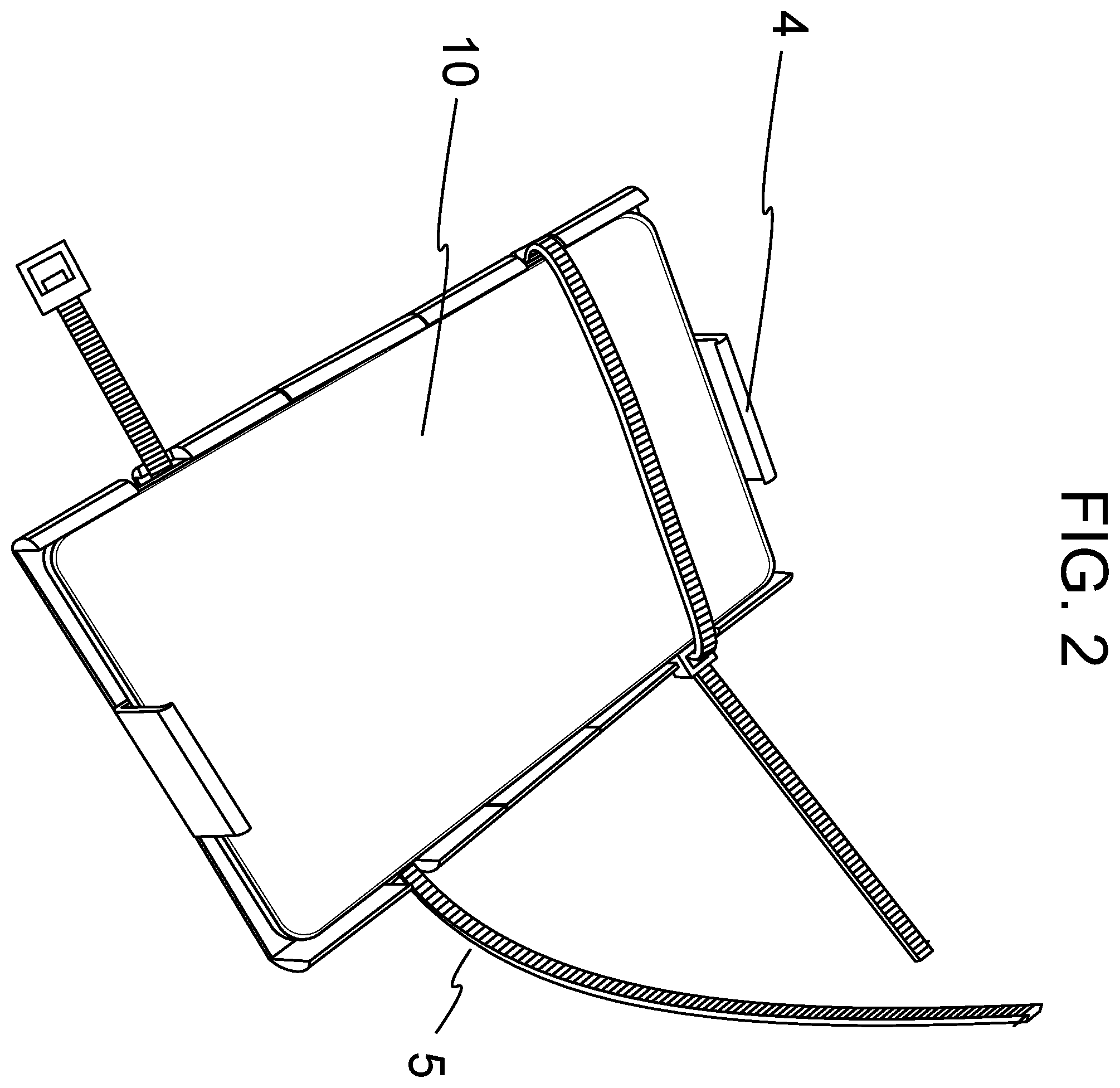 Patent US12496984 Figure 2 – Mount and improvement GPS tracker for equipment