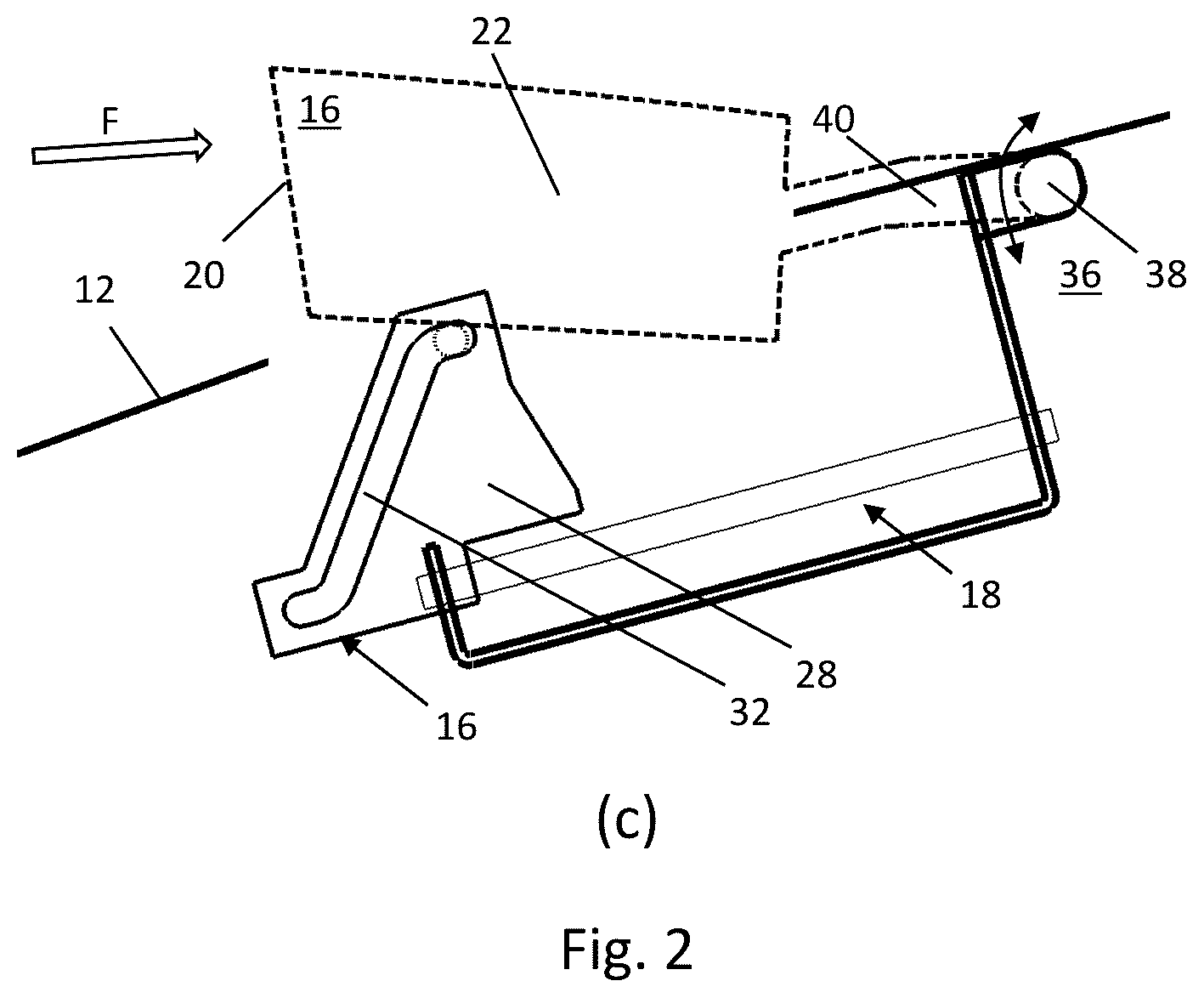 Patent US12496985 Figure 3 – Roof module for forming a vehicle roof