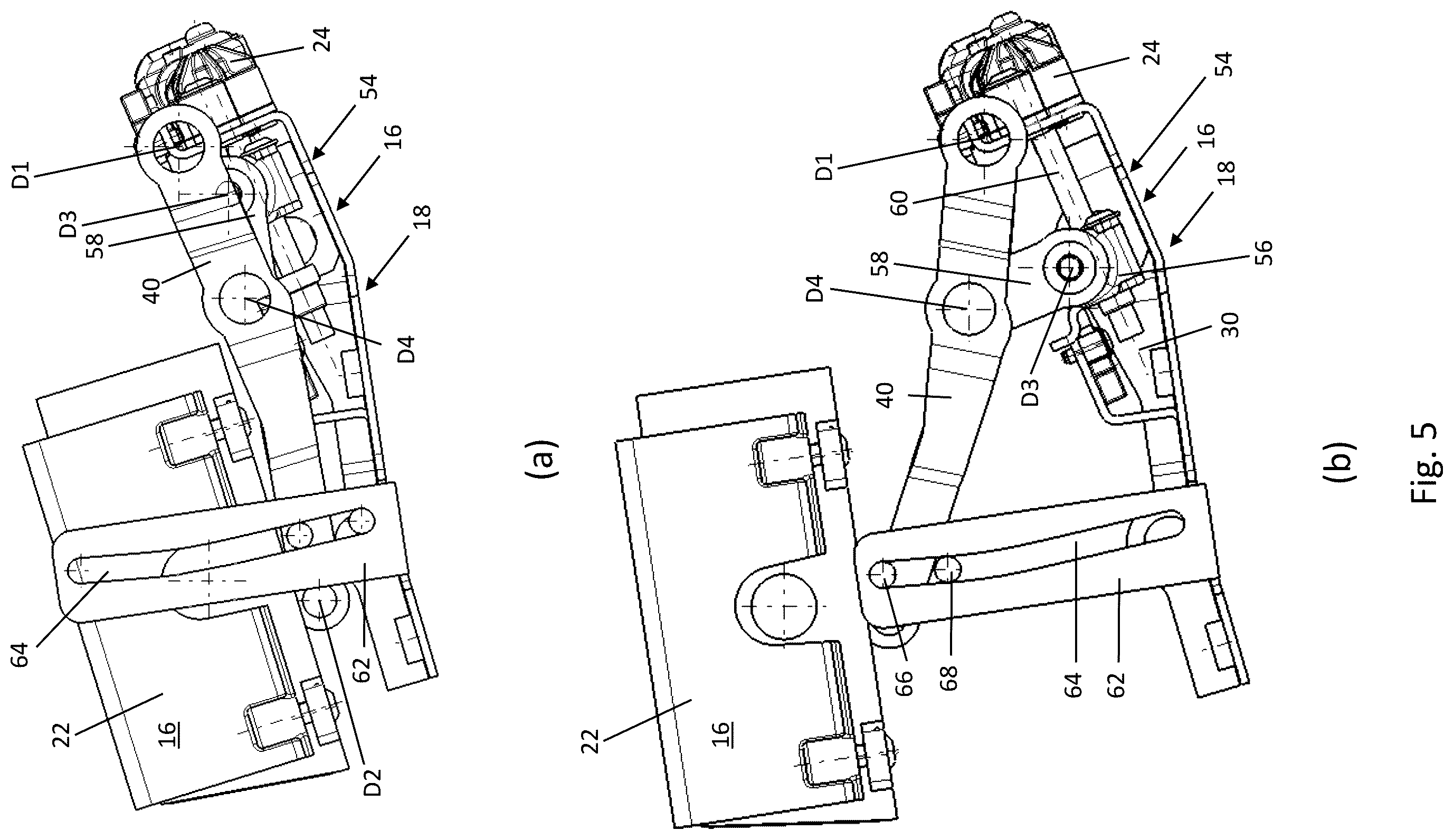 Patent US12496985 Figure 7 – Roof module for forming a vehicle roof