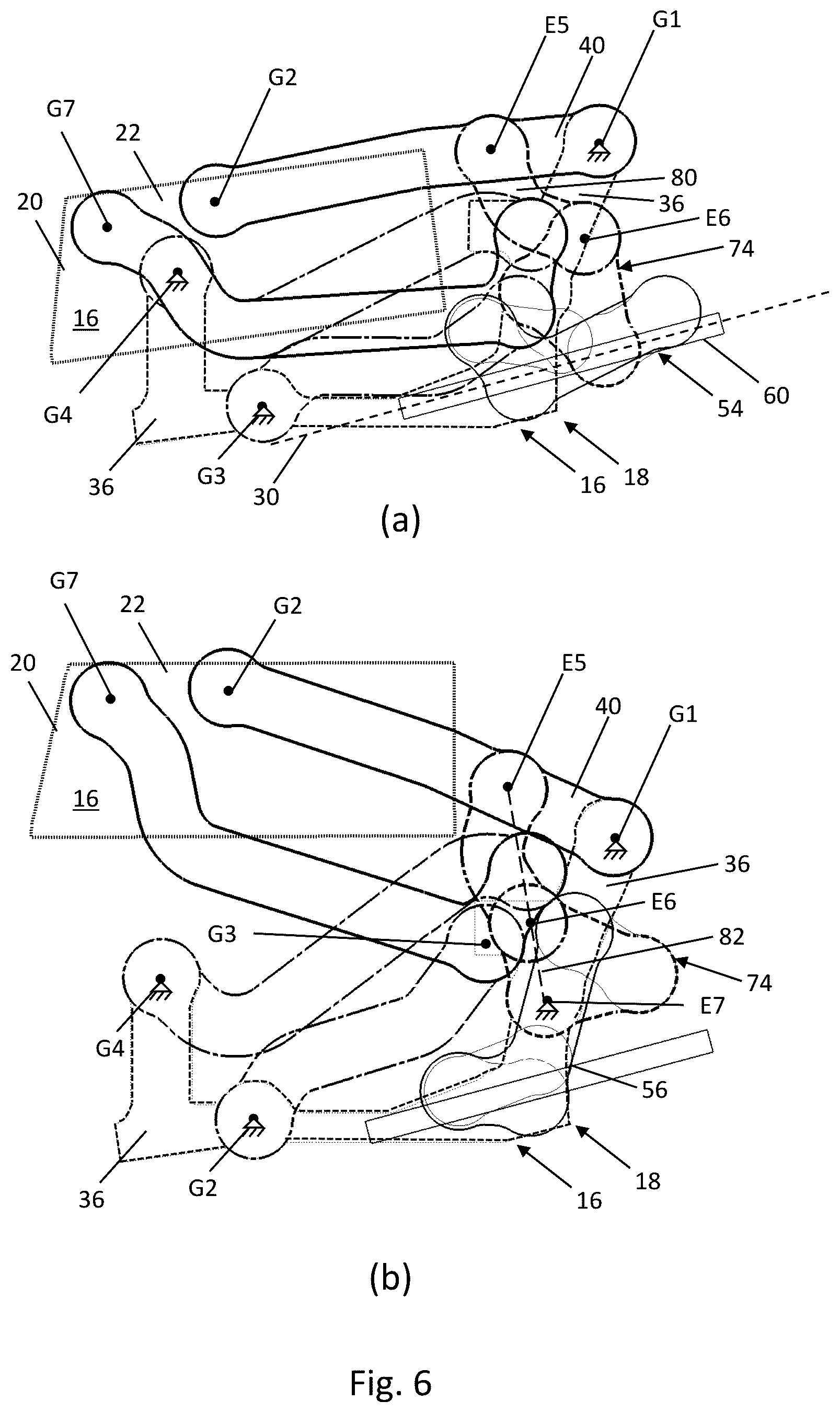 Patent US12496985 Figure 8 – Roof module for forming a vehicle roof