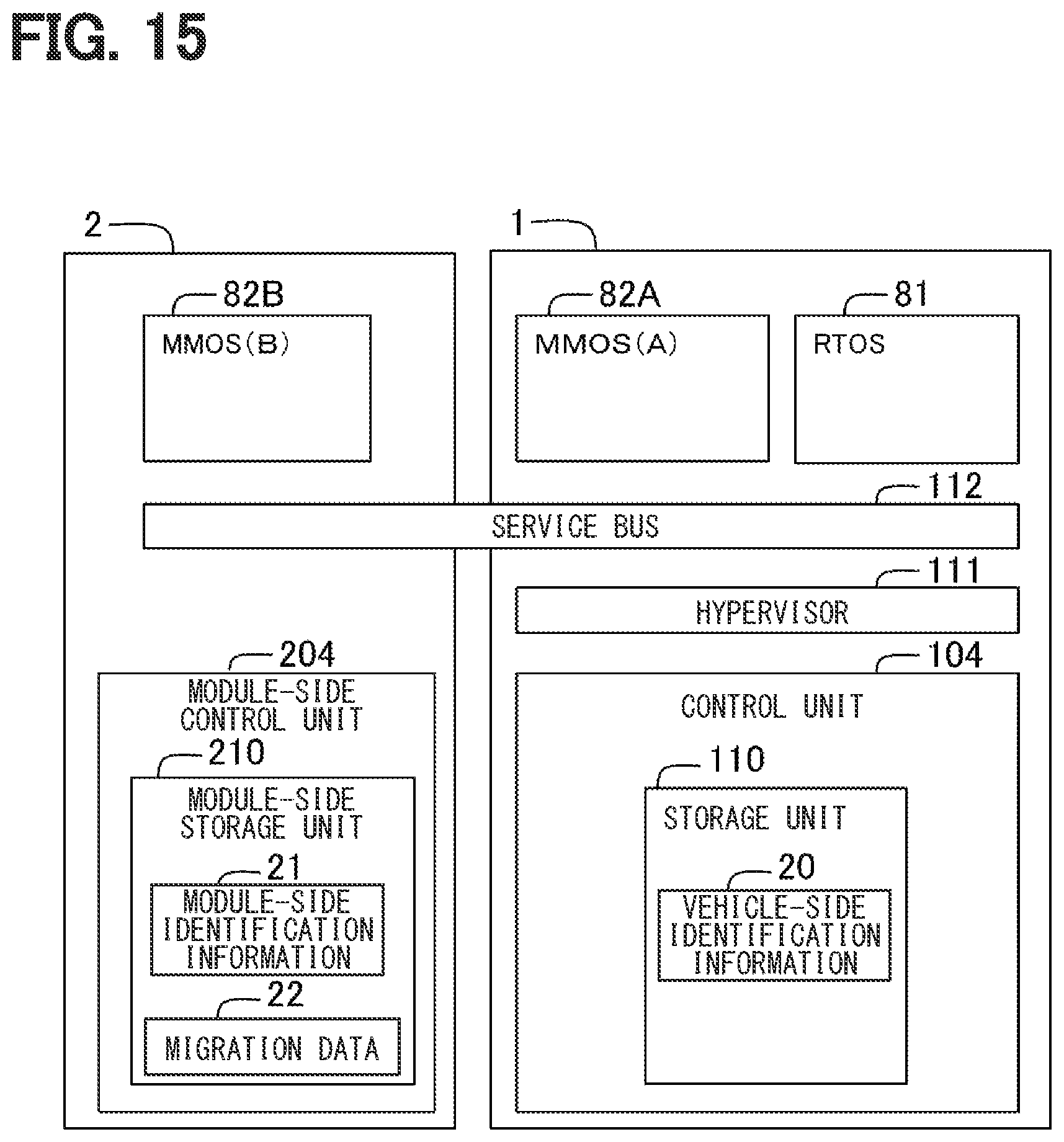 Patent US12496986 Figure 13 – Vehicle device